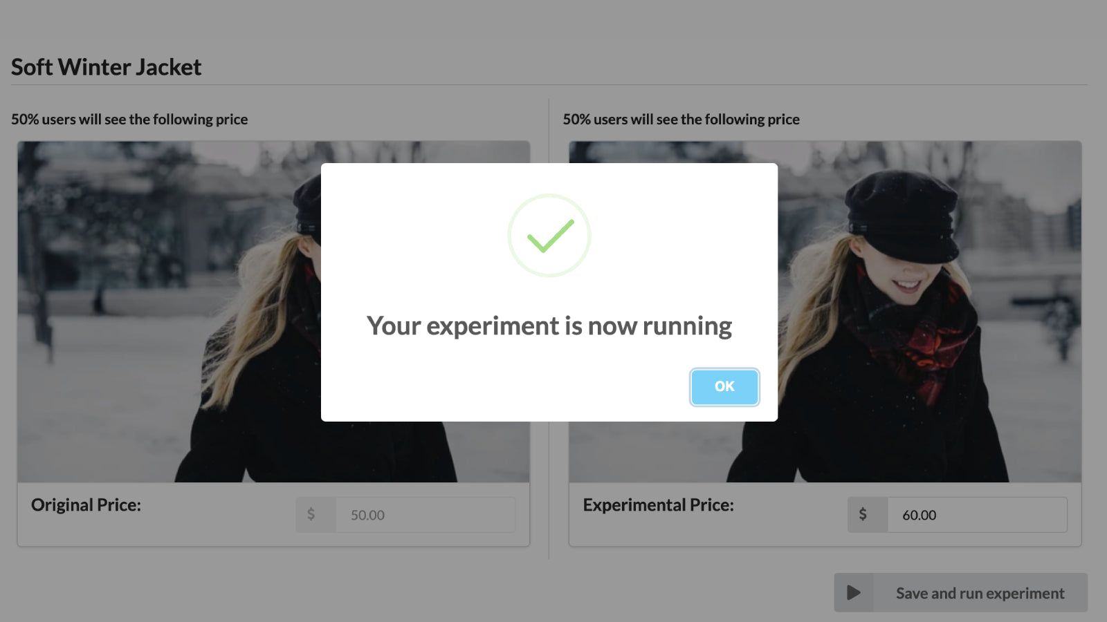 Running your experiment