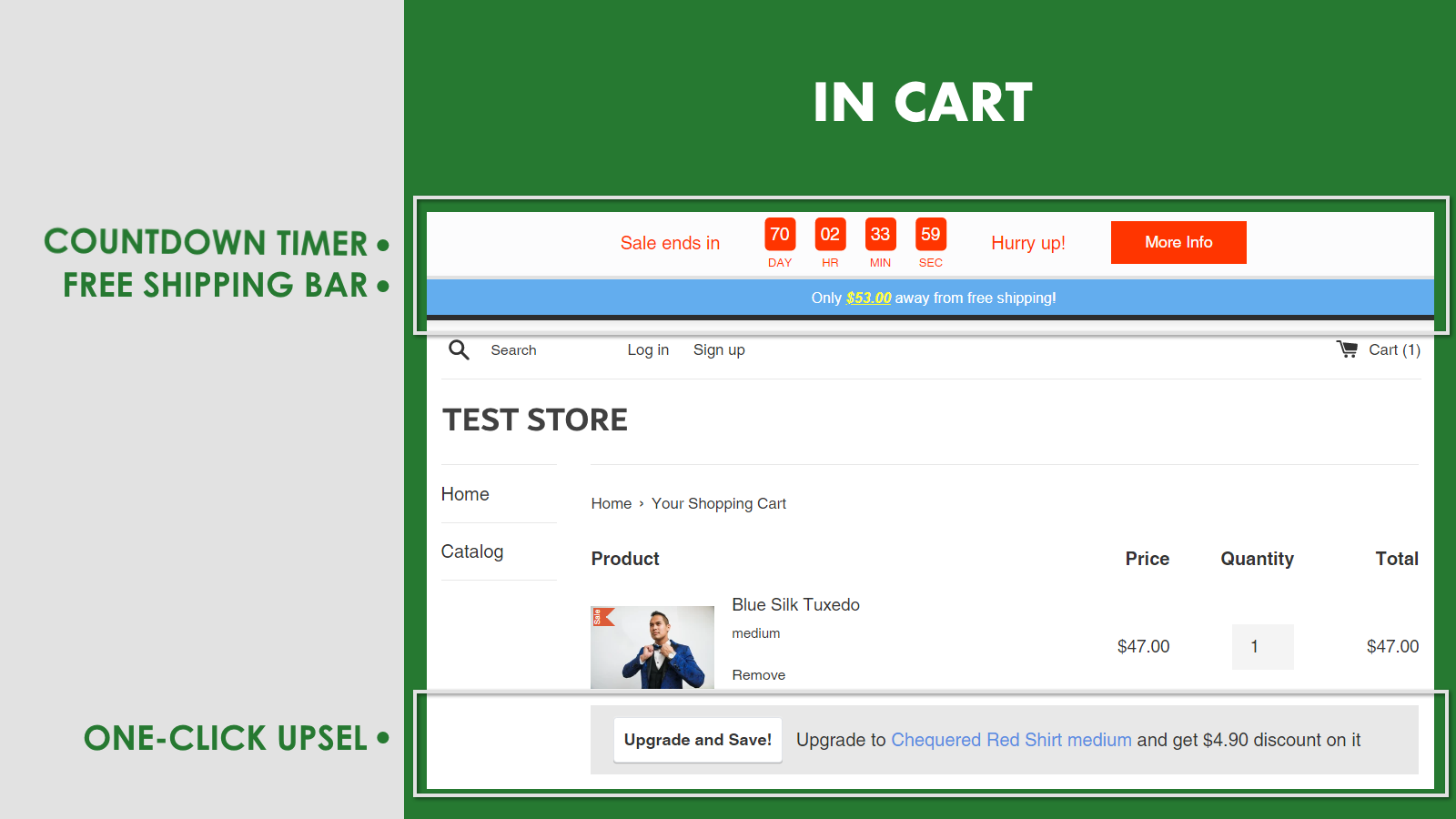 Sales Booster in Cart