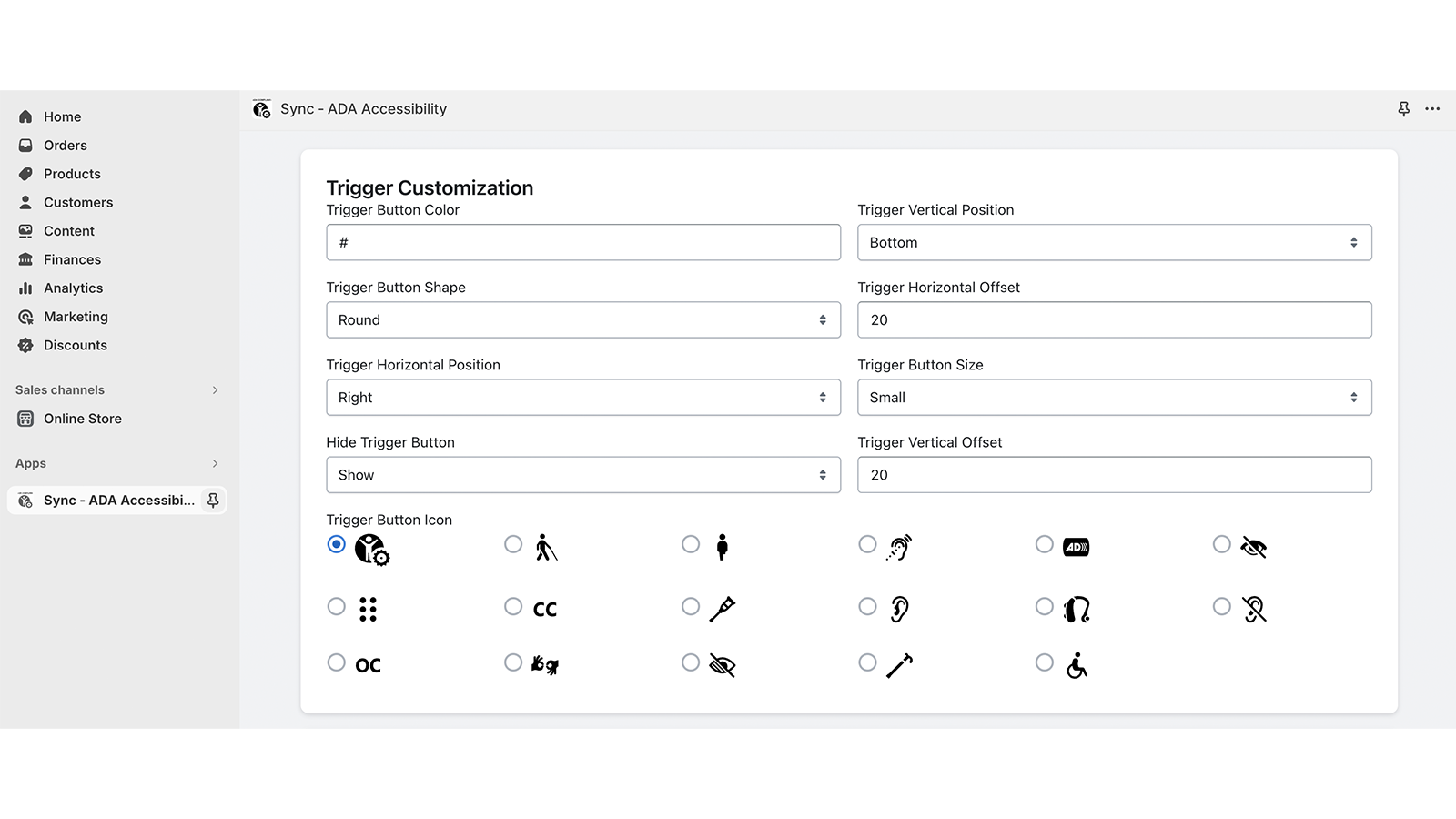 Scale all content larger and smaller with + - easy access