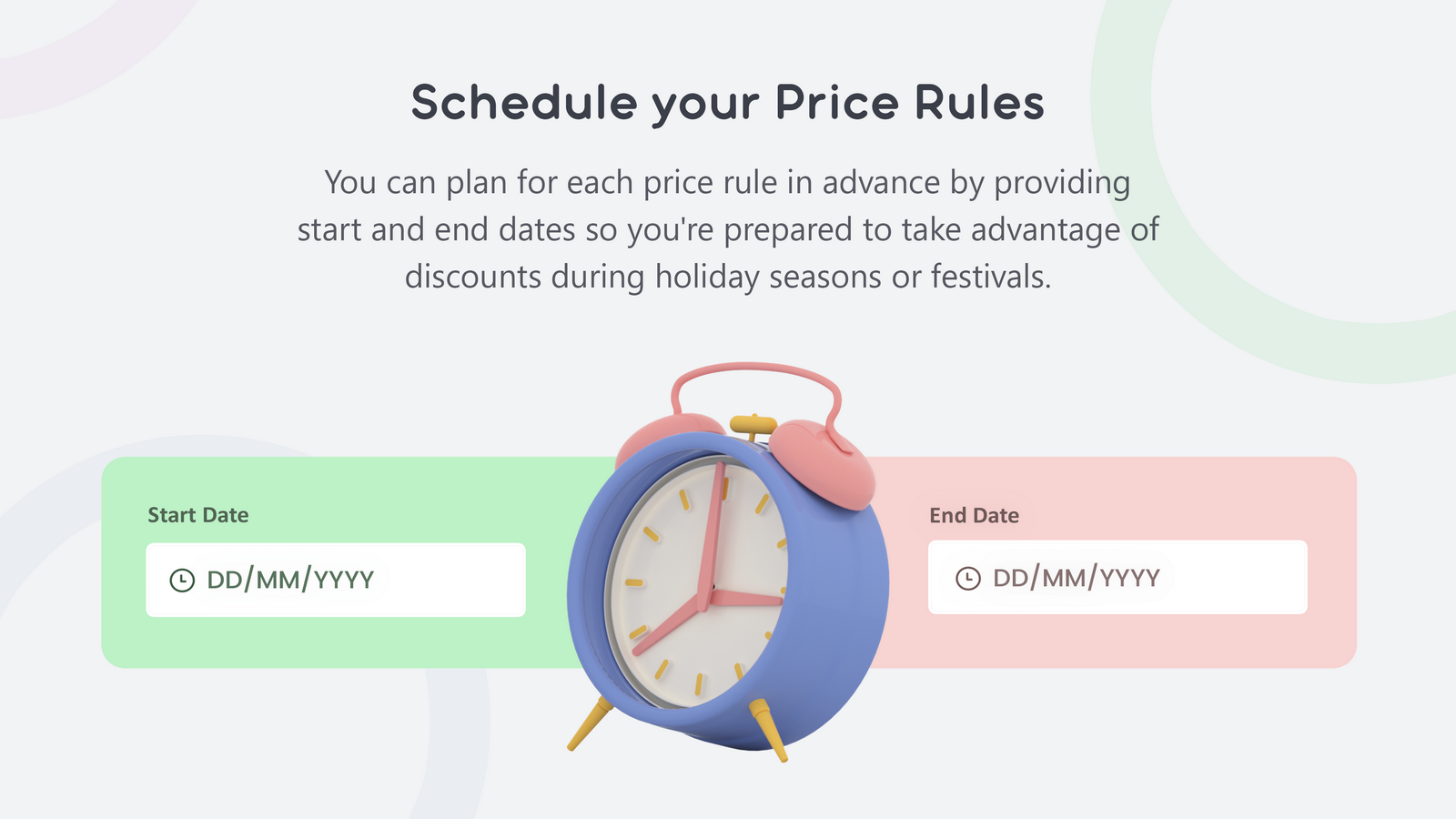 Schedule your Price Rules
