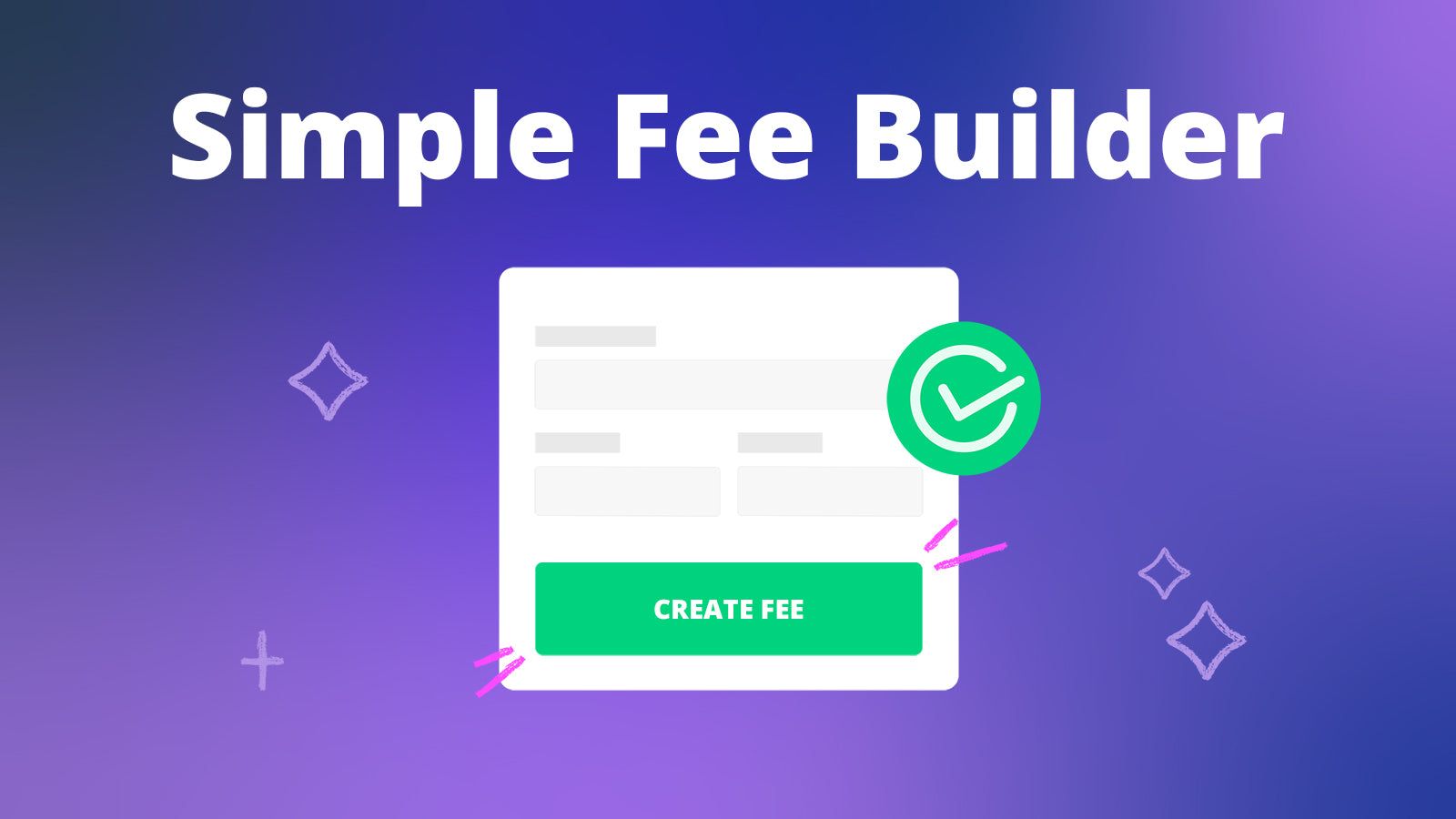 screenshot of how to create a product fee