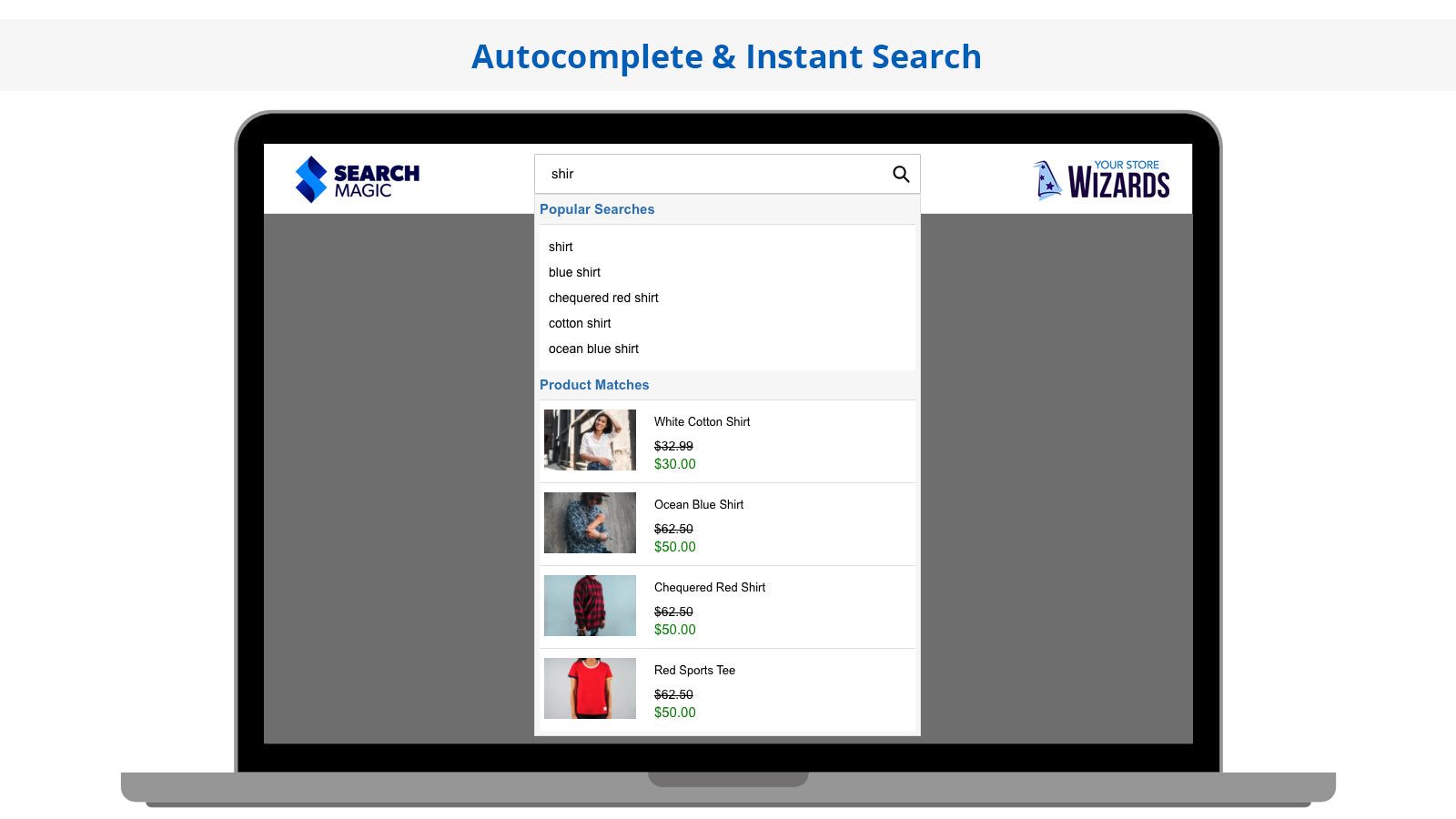 Search Magic Autocomplete and Instant Search
