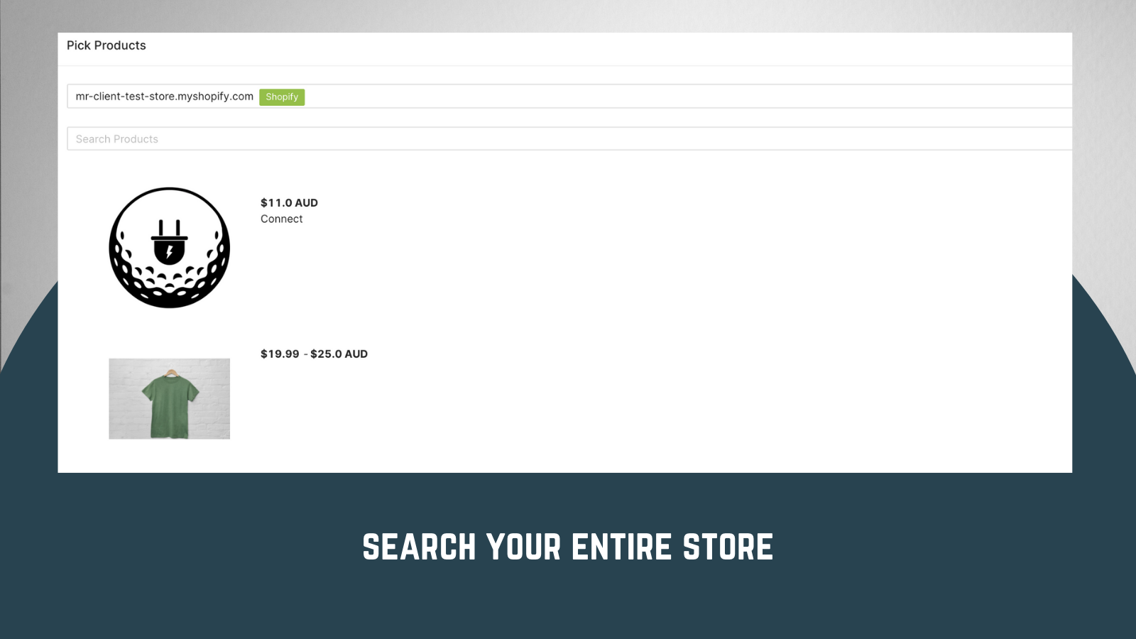 Search Your Entire Store