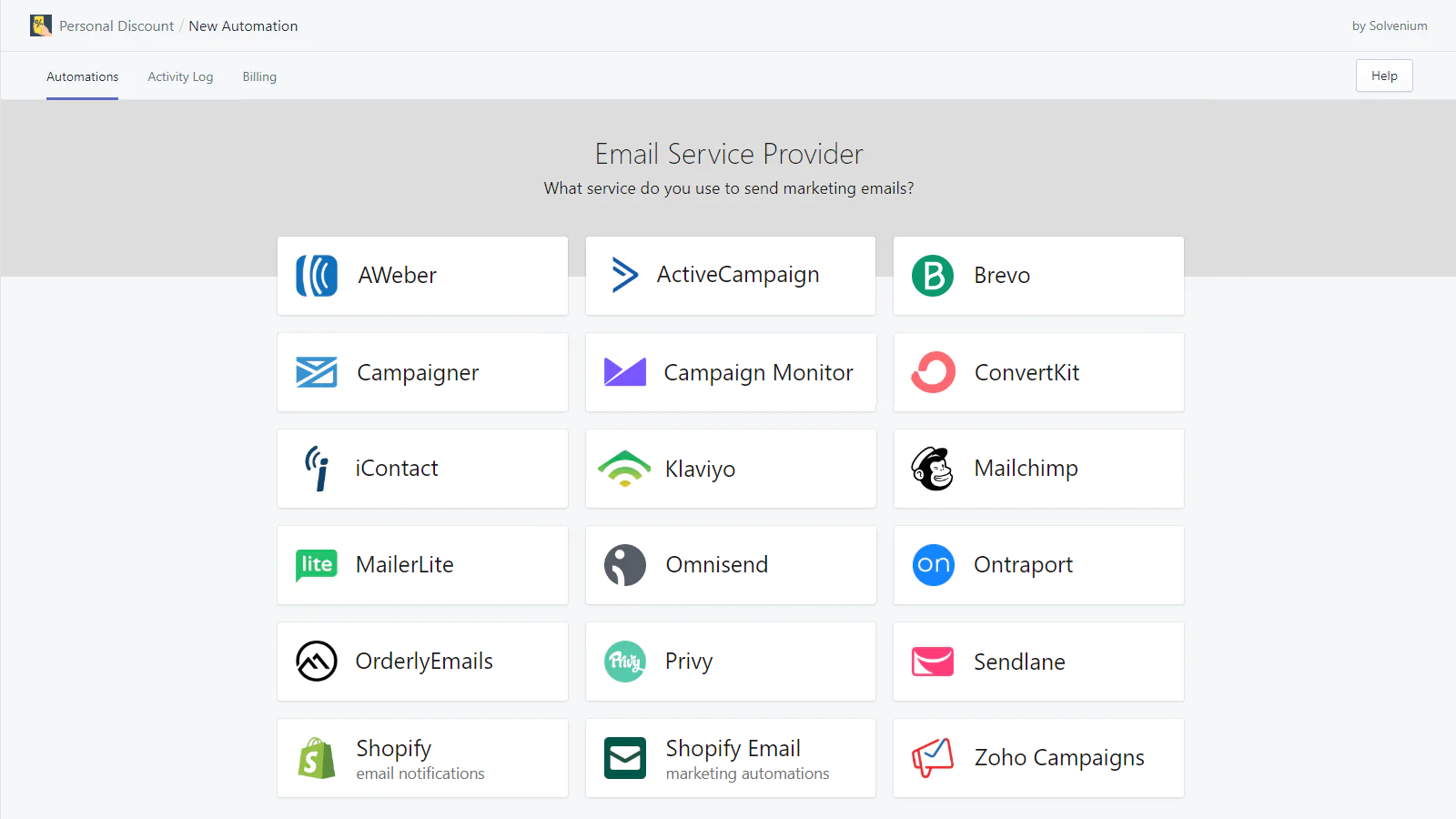 Select Email Marketing Service
