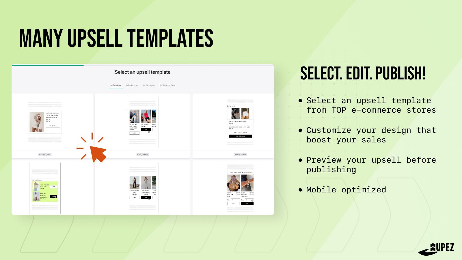 select template view