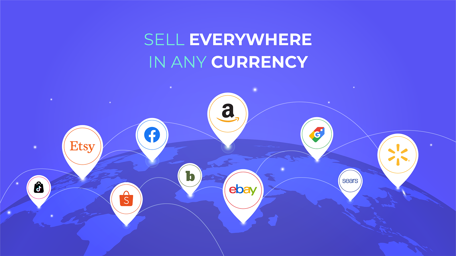 sell everywhere in any currencies
