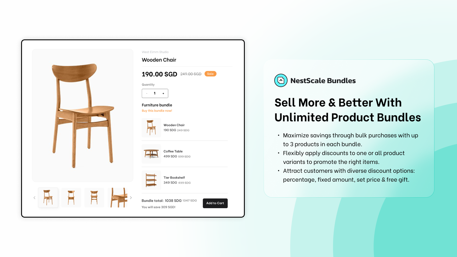 Sell more and better with unlimited product bundles
