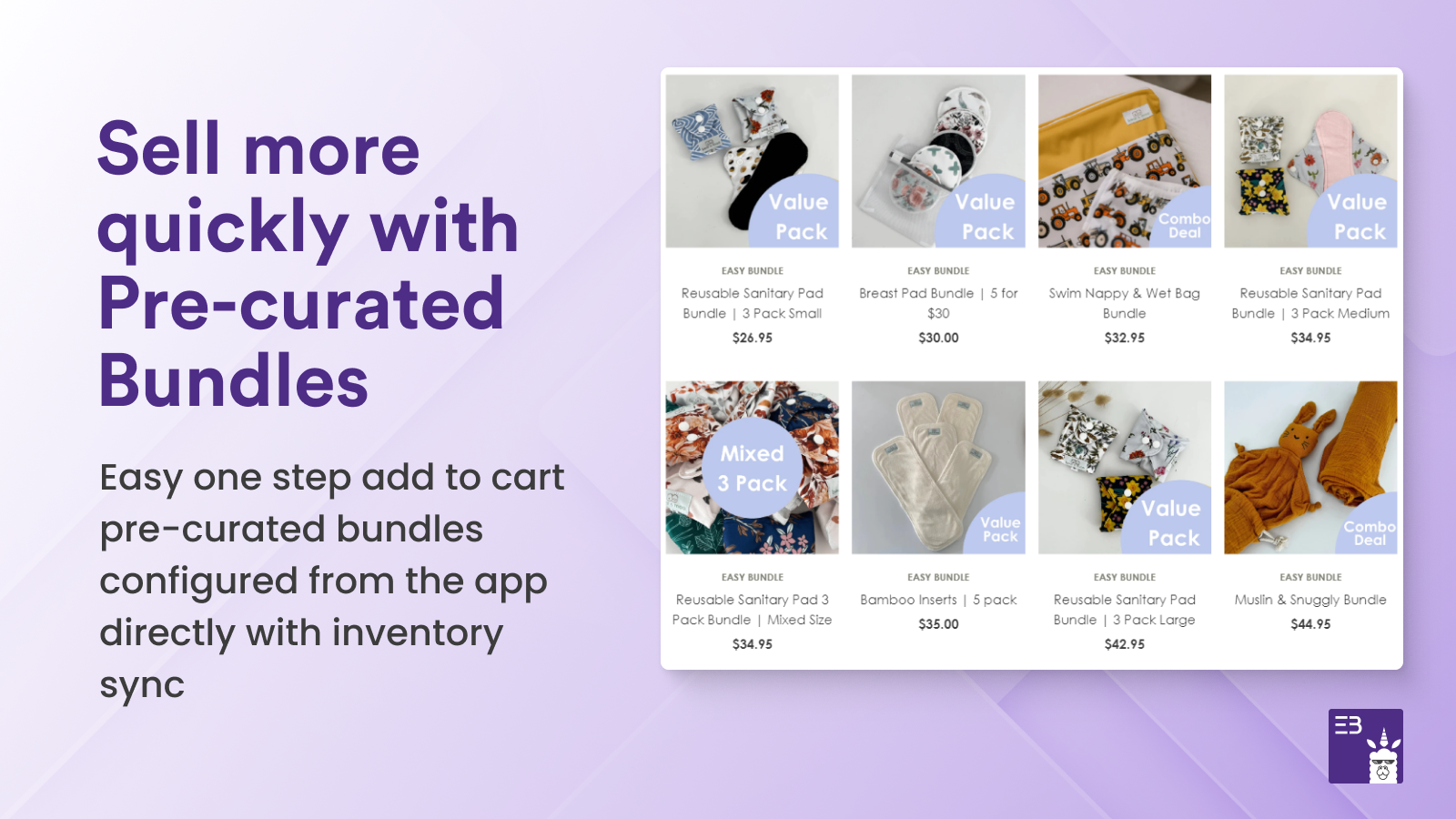 Sell more quickly with Pre-curated Bundles