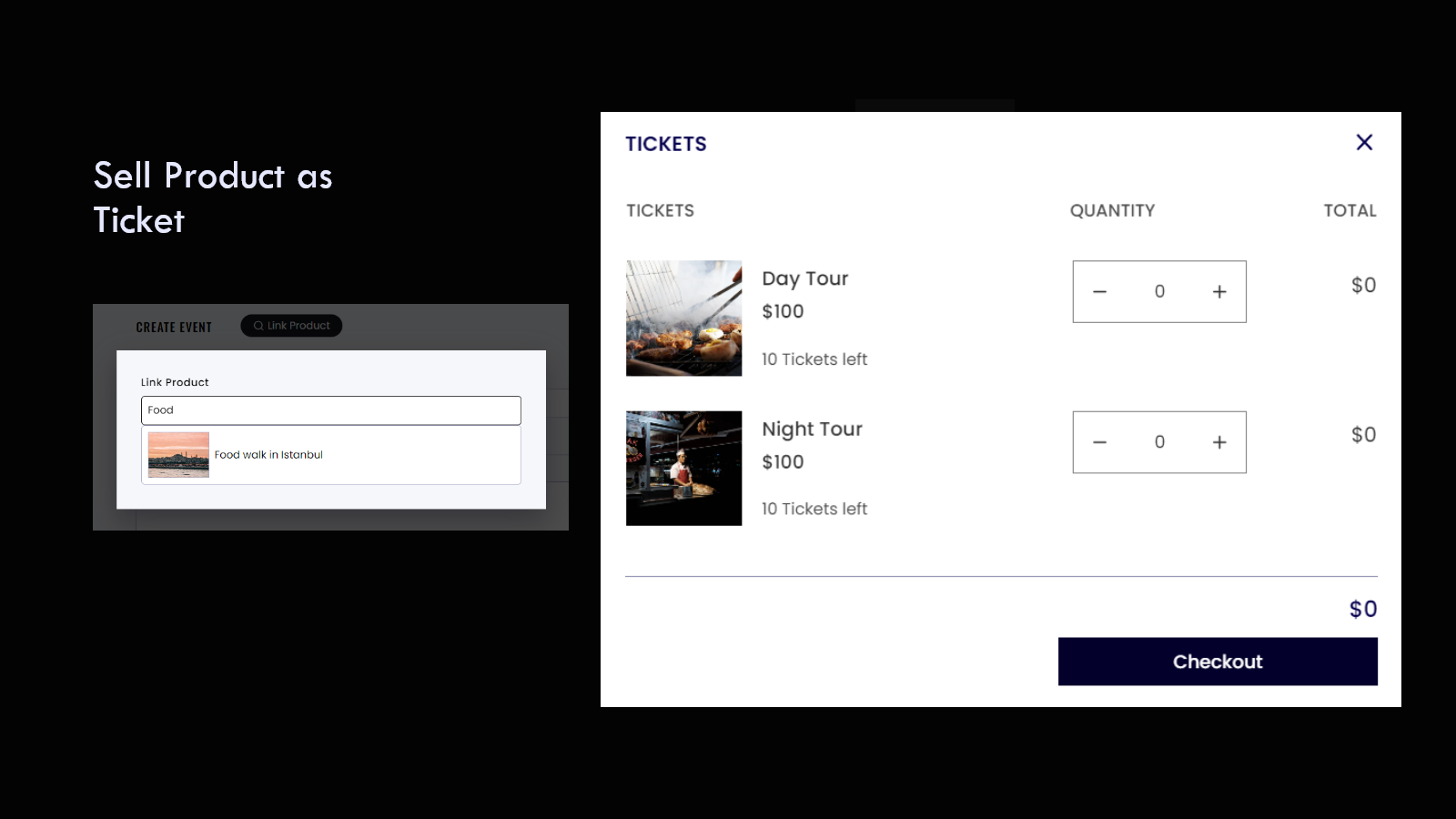 Sell Shopify Products as tickets