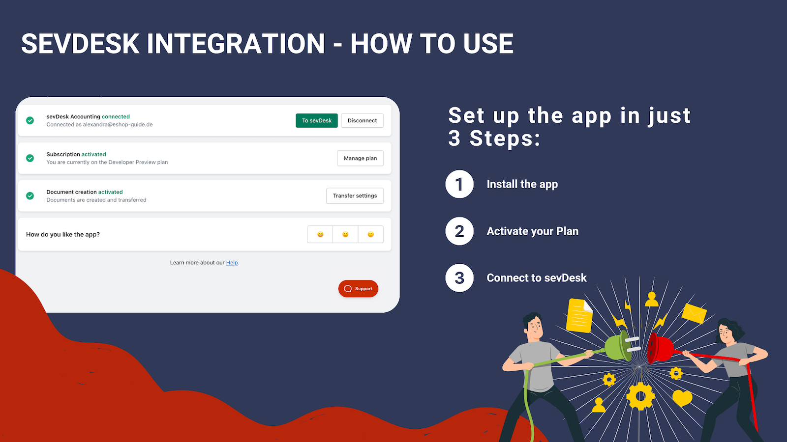 sevdesk Integration how to connect