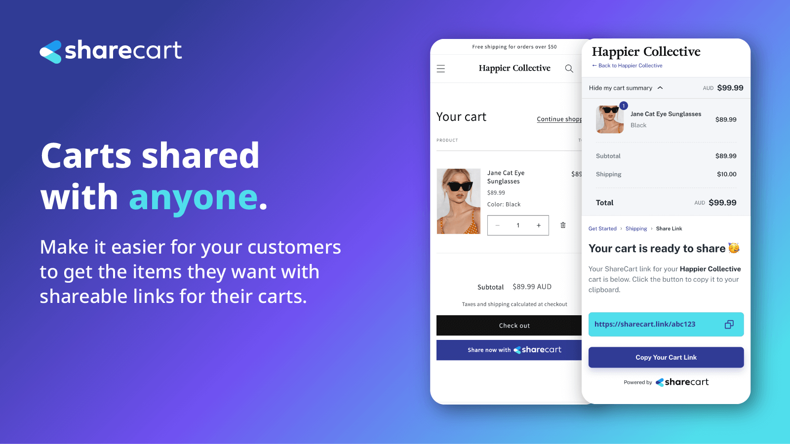 ShareCart share carts with anyone