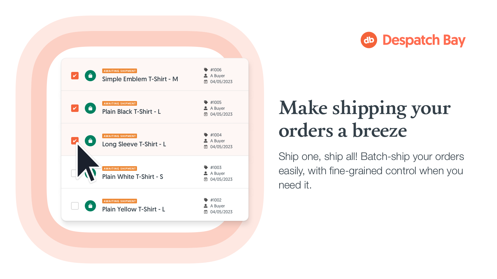 Ship all of your orders in seconds