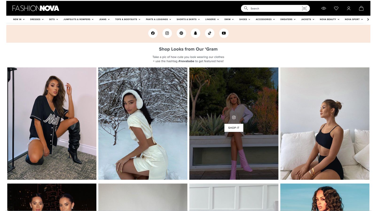 Shop shoppable instagram and ugc with foursixty