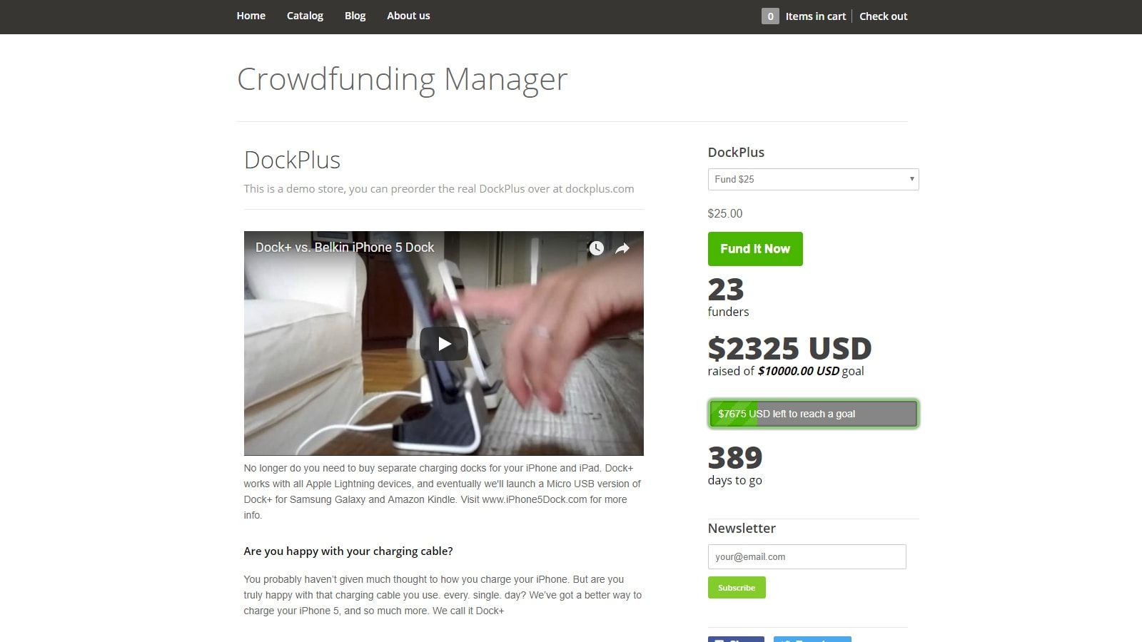 shopify crowdfunding
