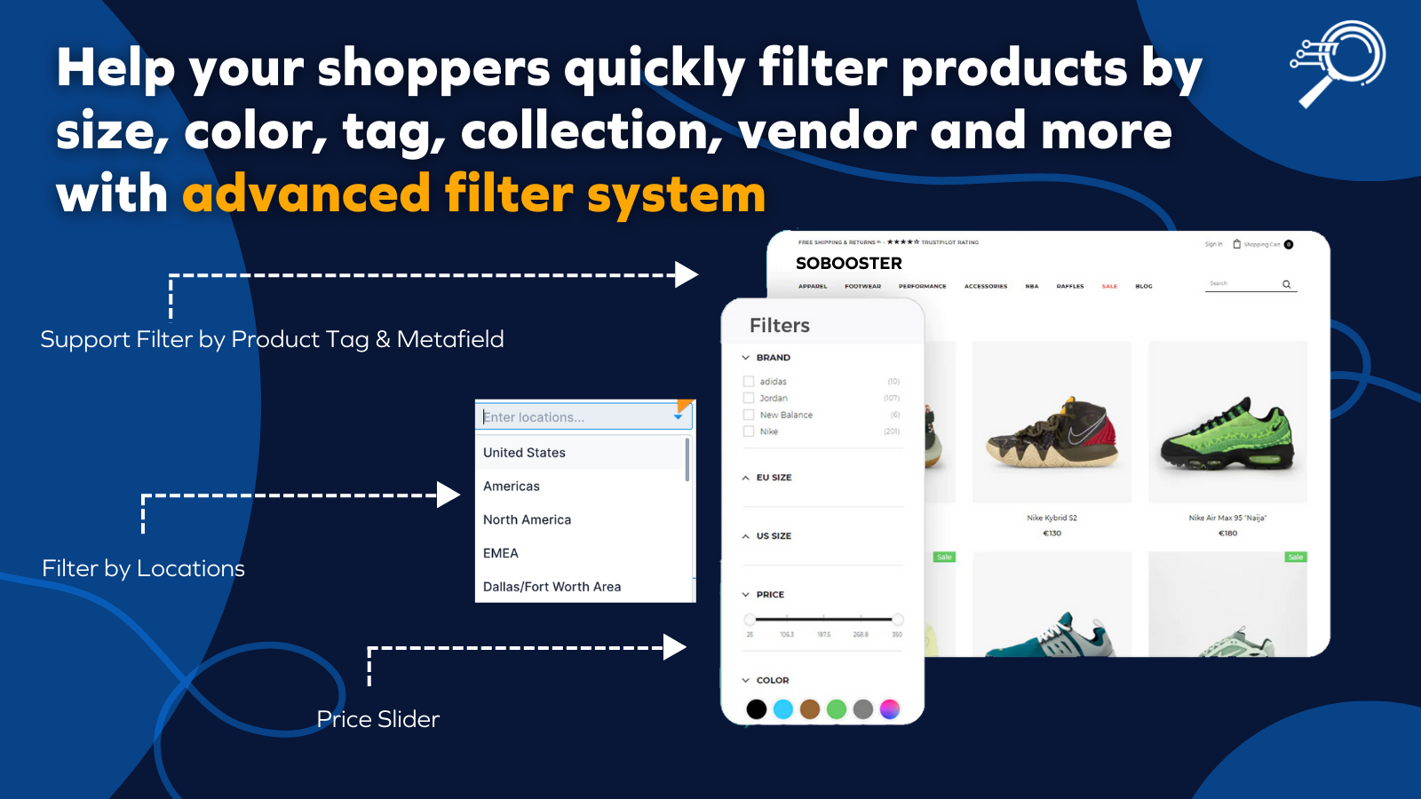 Shopify filter sidebar & horizontal layout