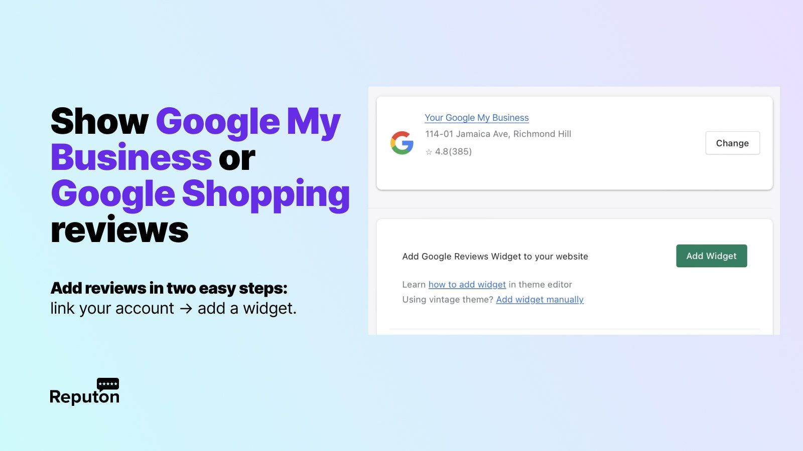 shopify google shopify google reviews carousel widget