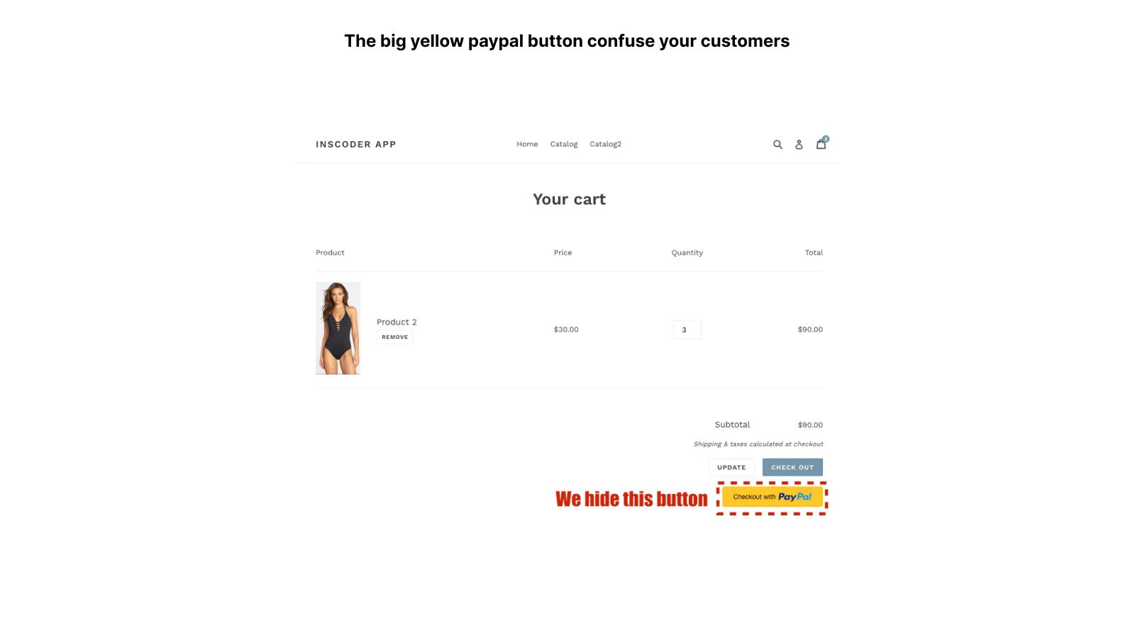 Shopify Hide PayPal App ScreenShot 1