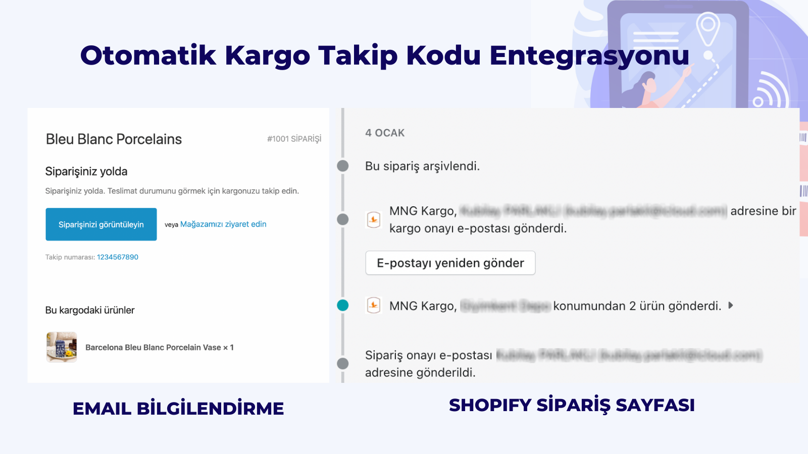 Shopify MNG Kargo Entegrasyon Otomatik Kargo Takip Kodu