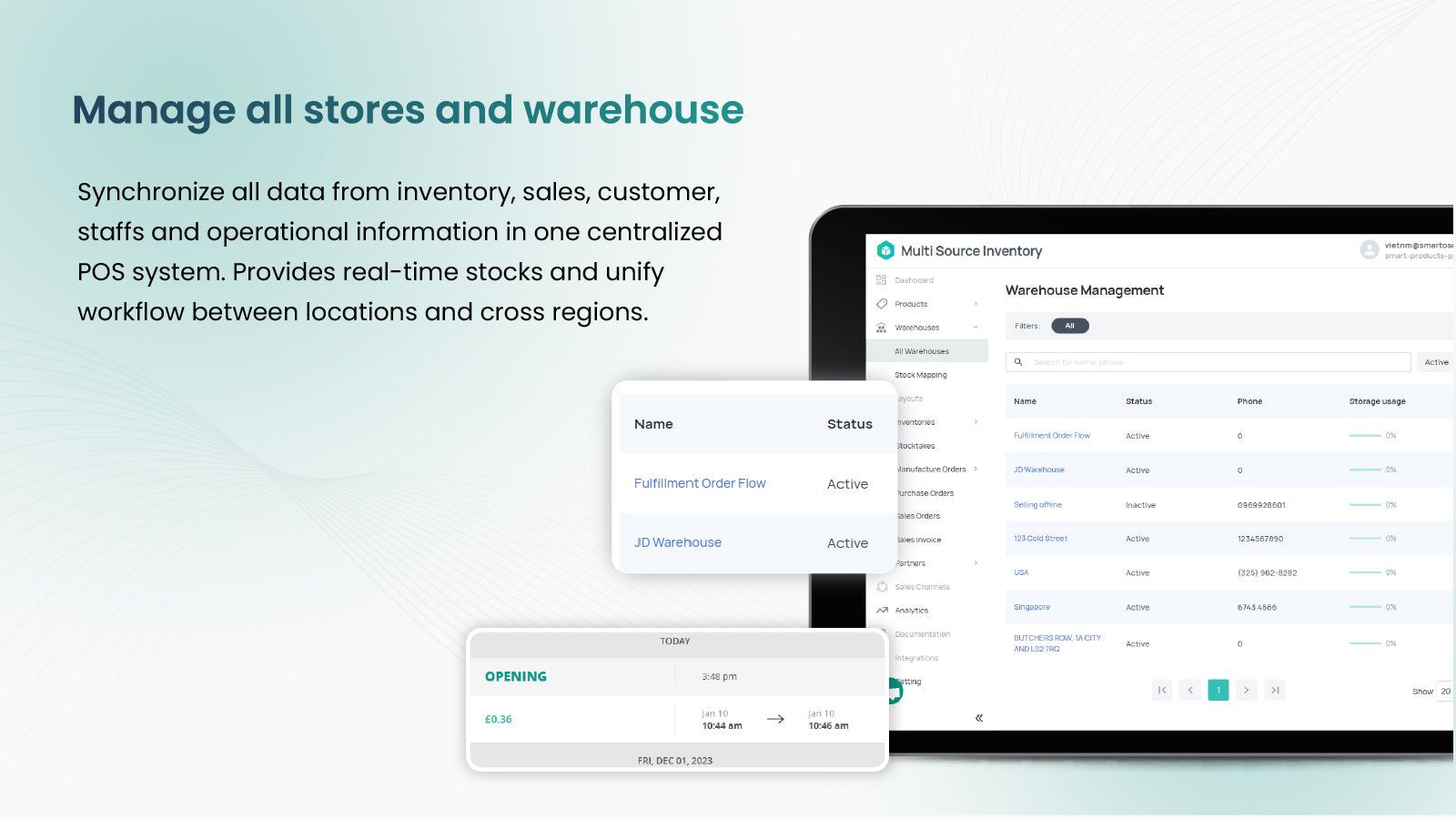 Shopify POS by ConnectPOS management