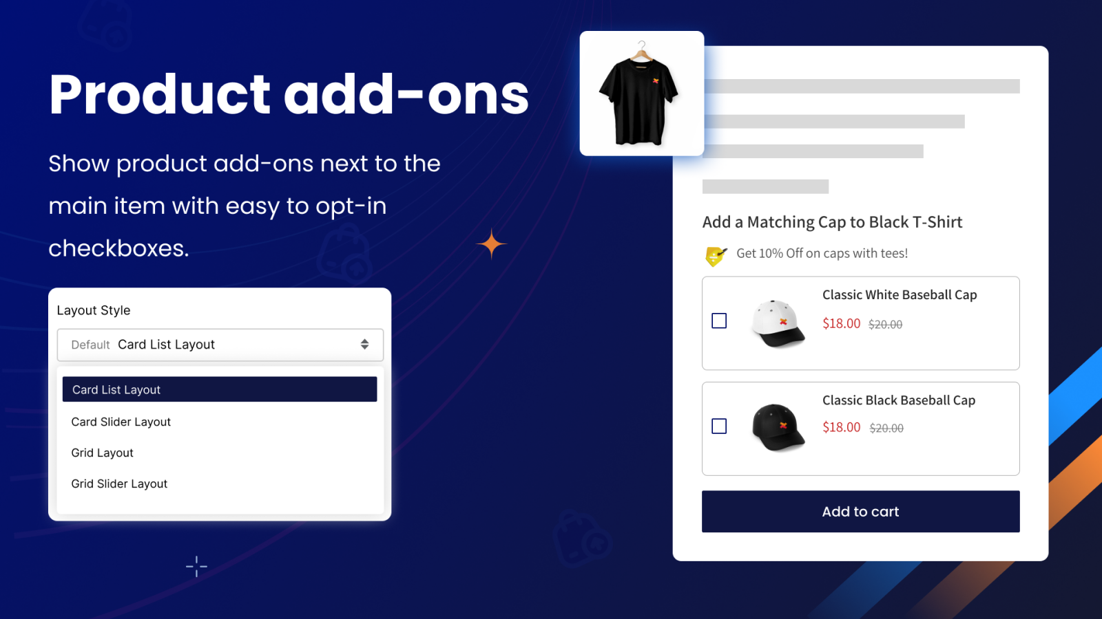 Shopify related product addons