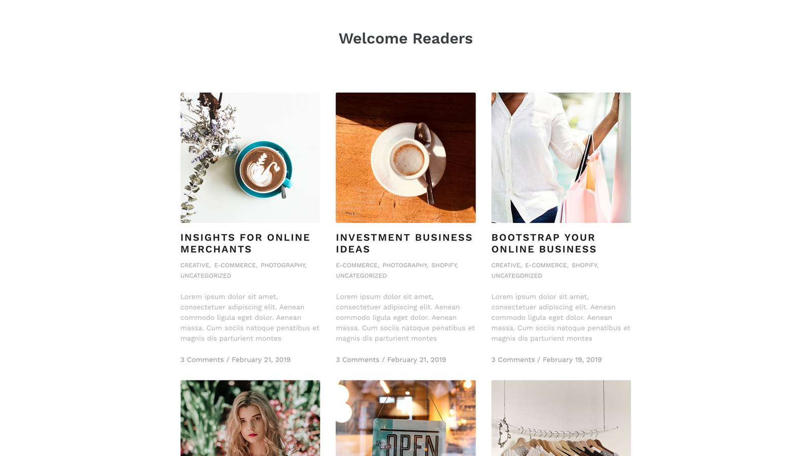 Shopify WordPress Blog - Choose Theme