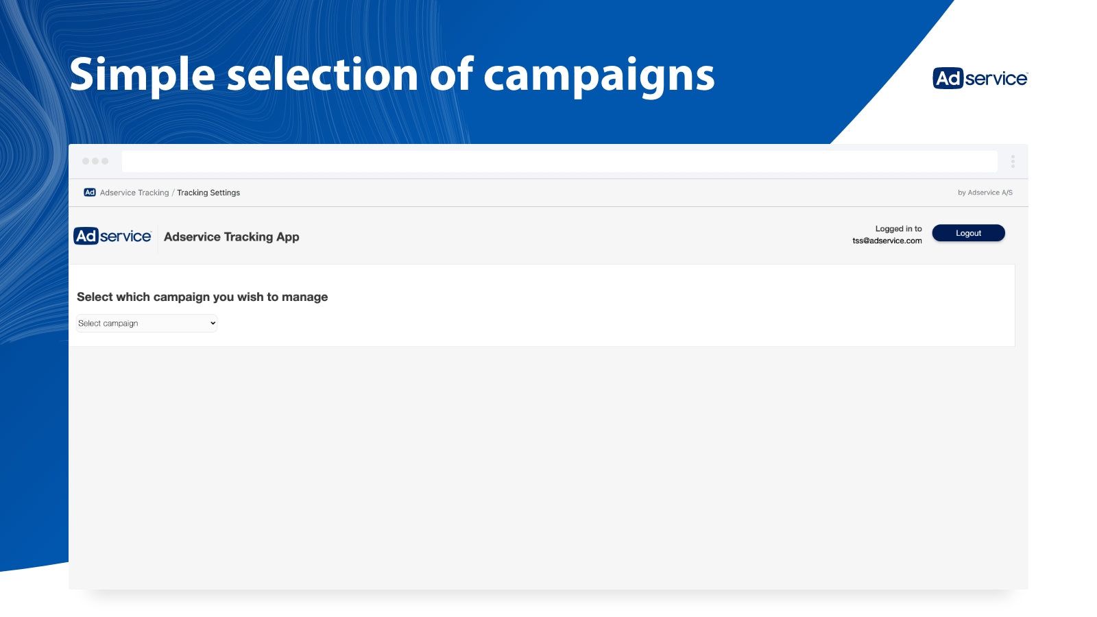 Simple campaign selection