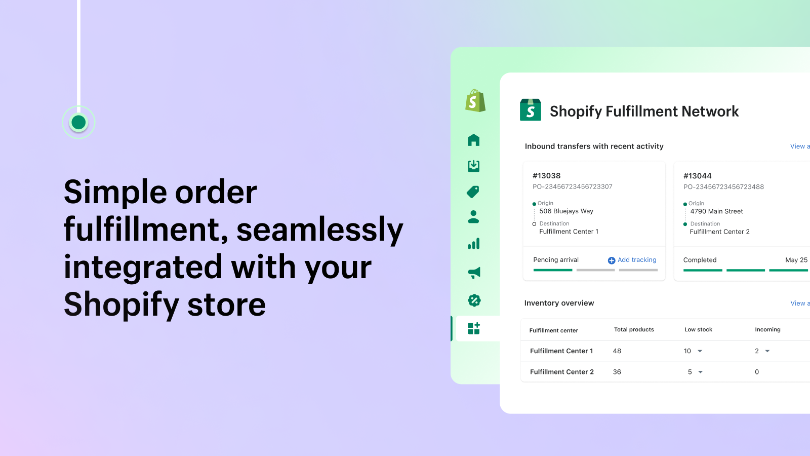 Simple order fulfillment integrated with your Shopify store