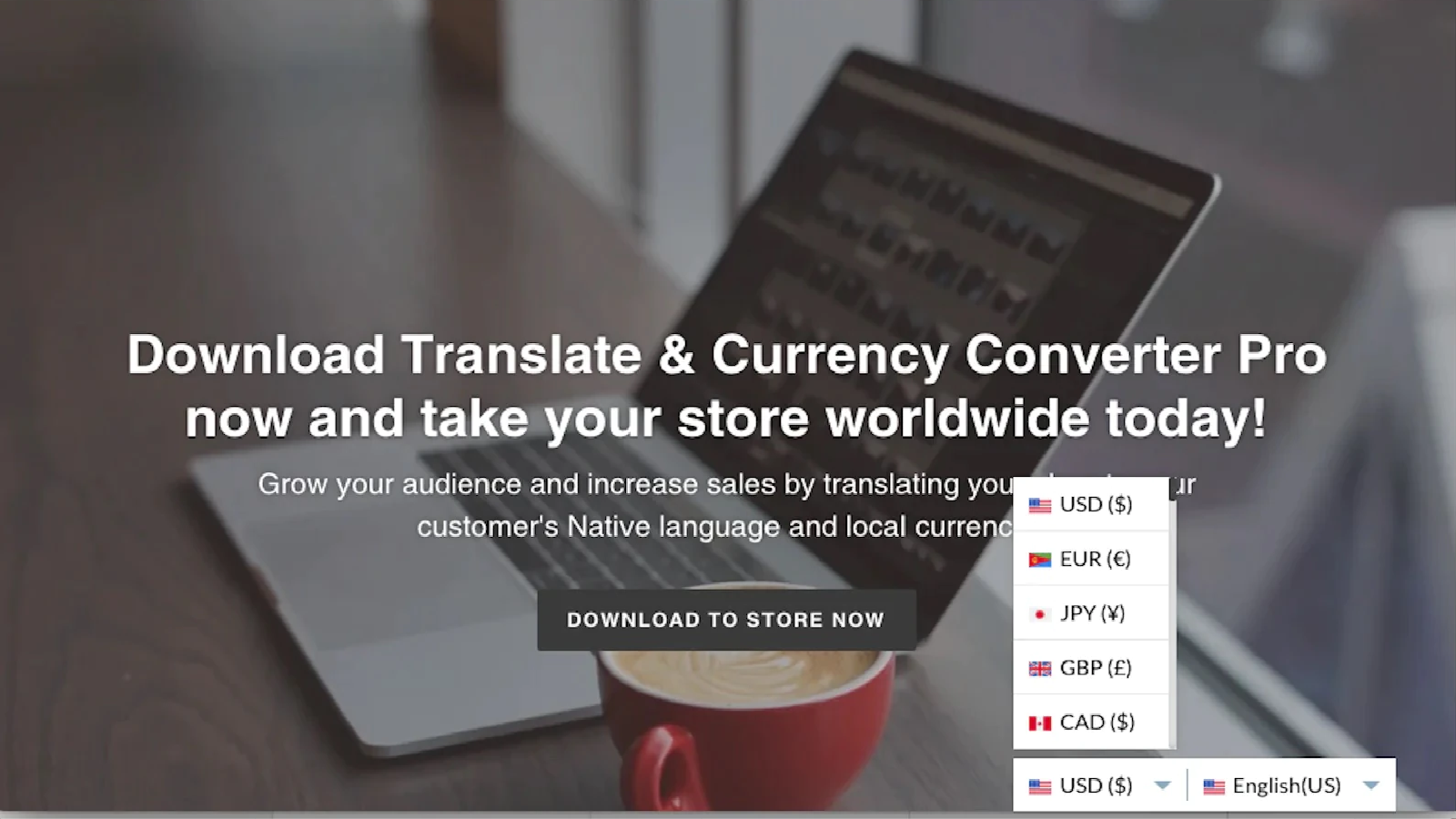 Single Menu, Unlimited Translation and Currency Converter