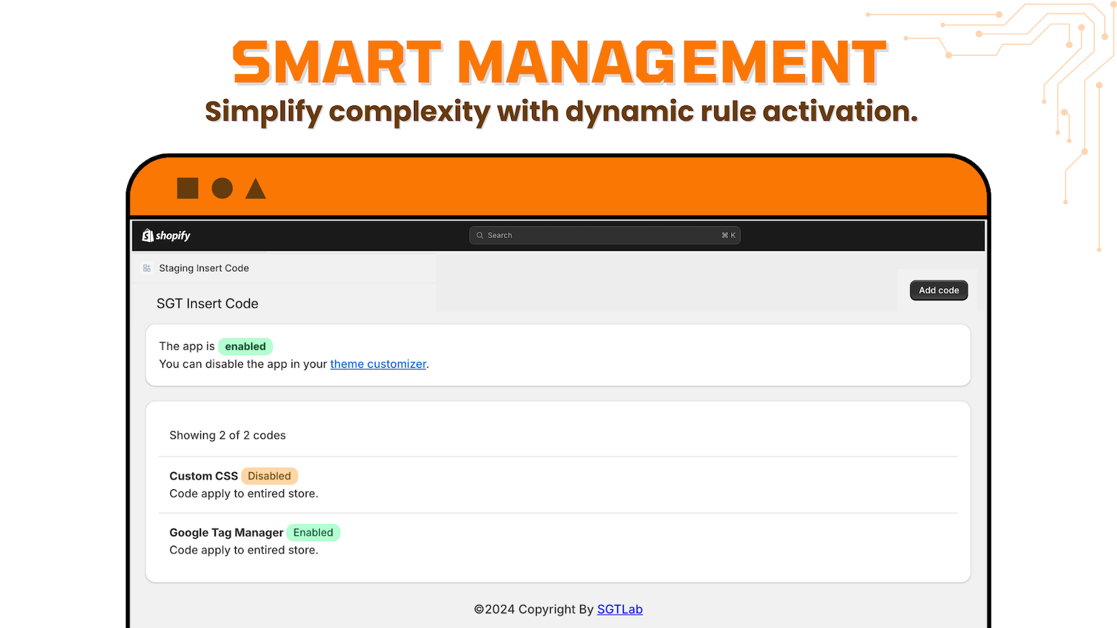 Smart management