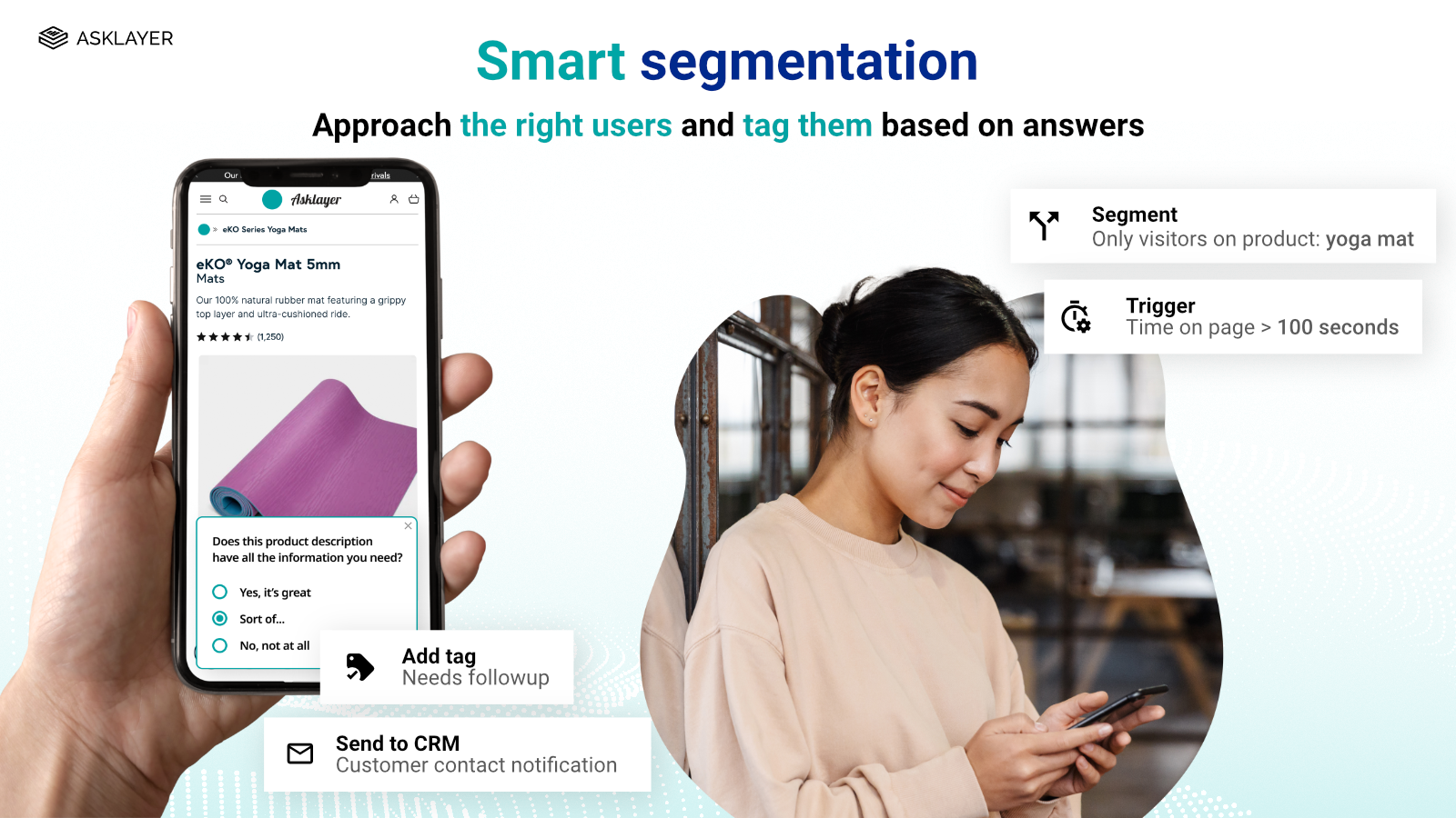 Smart segmentation of users