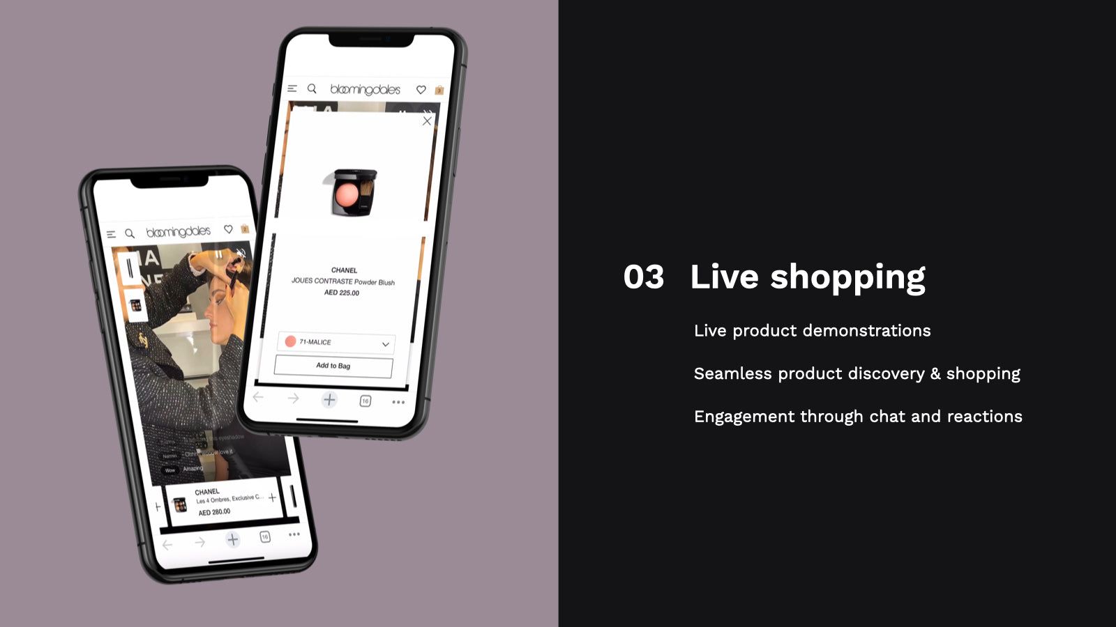 Smartzer live shopping for live commerce