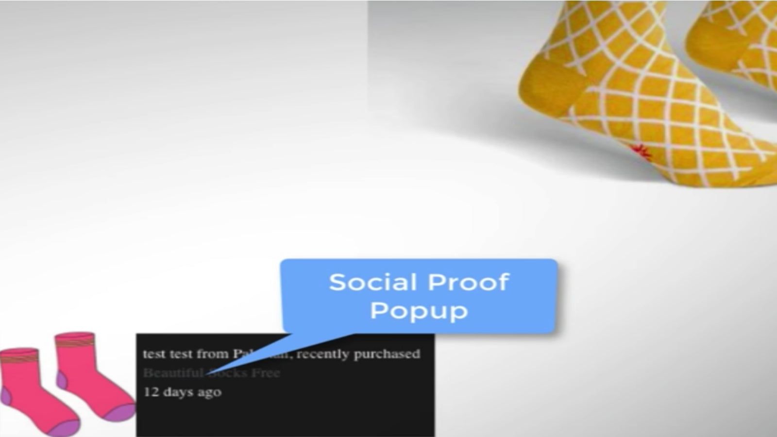 Social Proof Products Purchased By - Pop Up