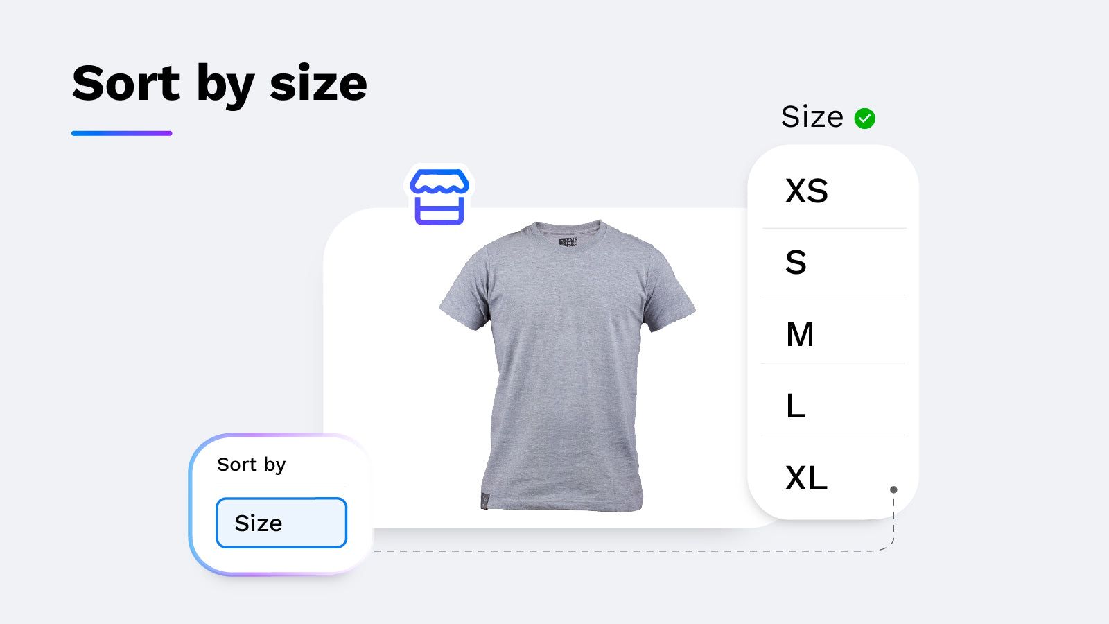 Sort by size