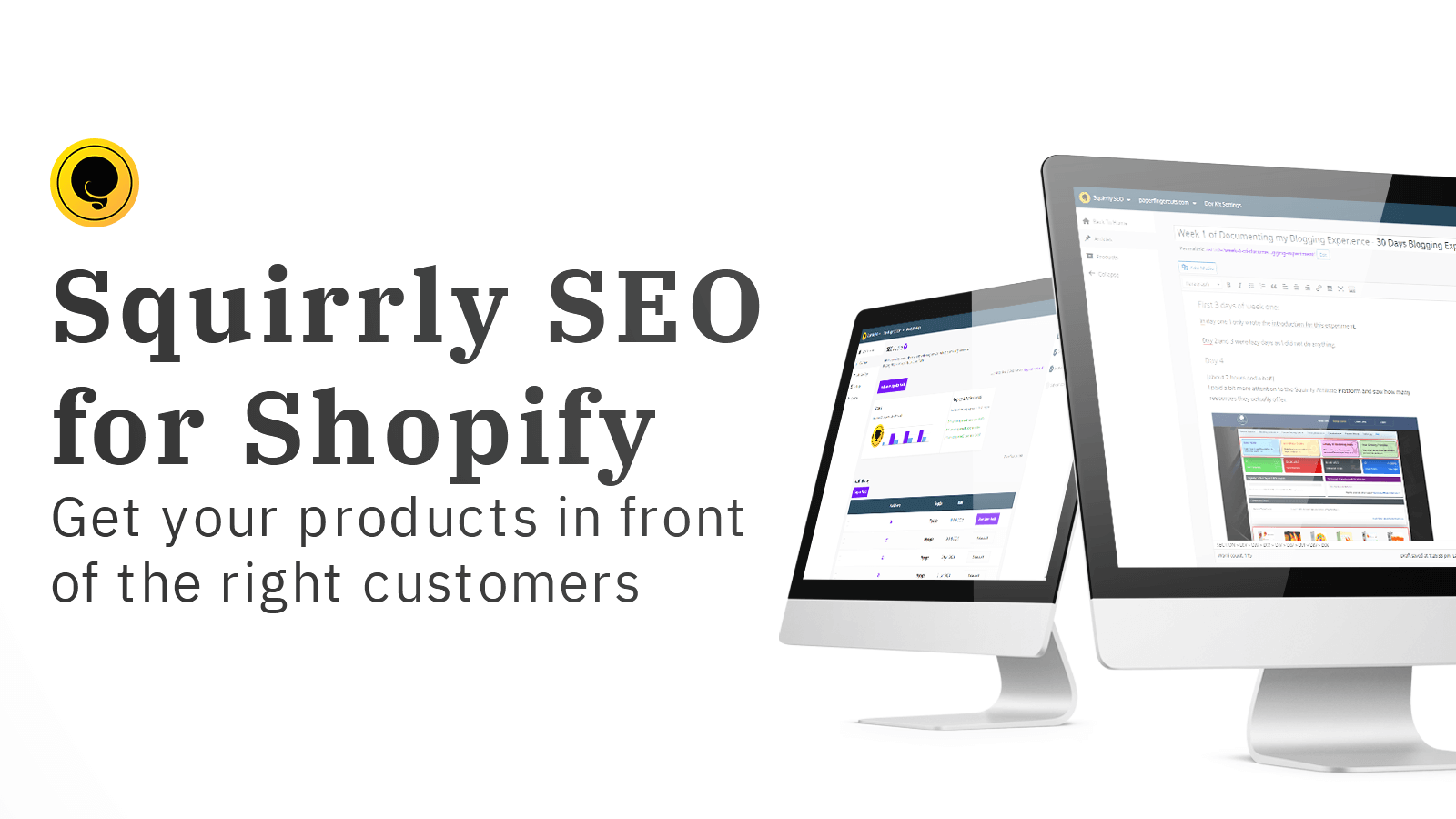 Squirrly SEO App - your pages in front of the right customers