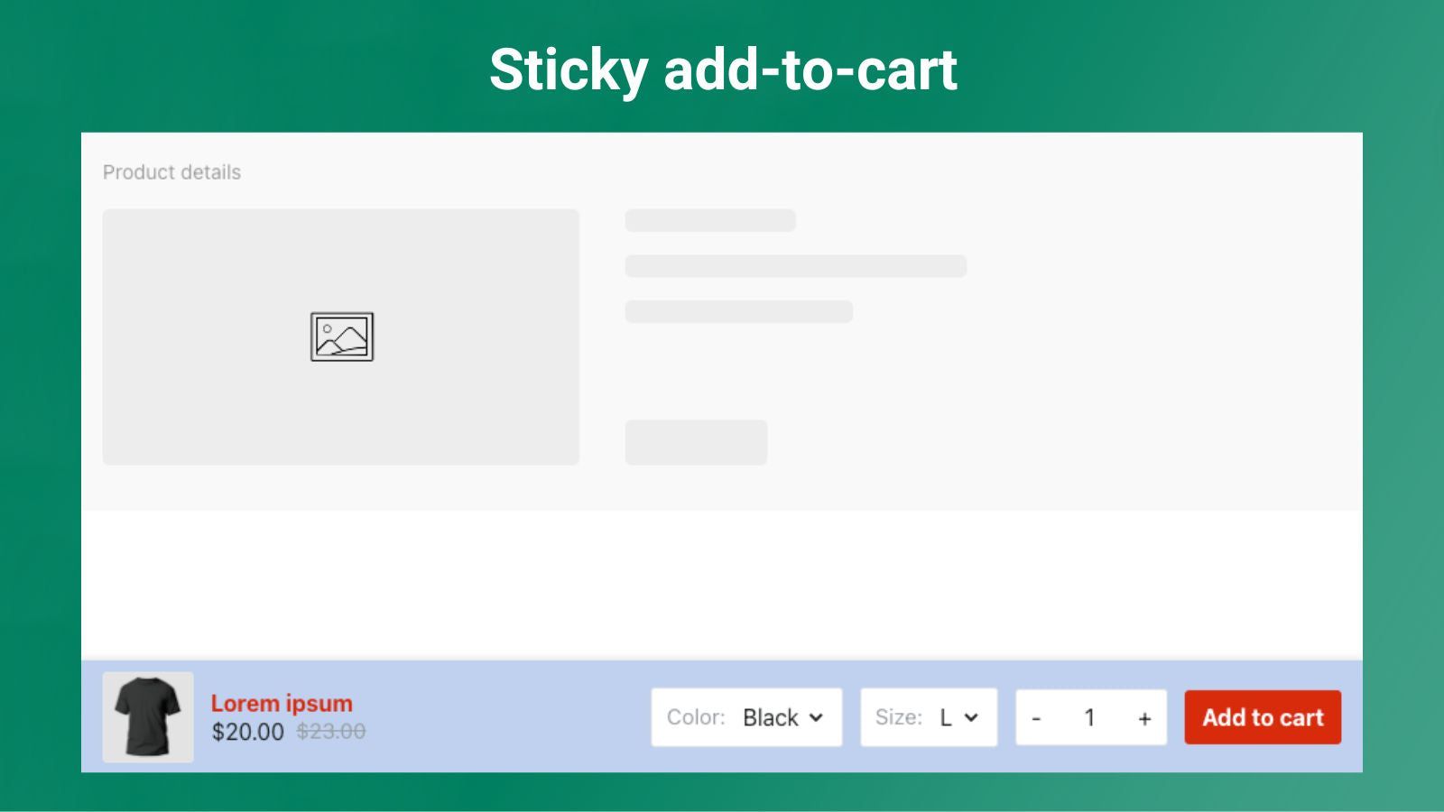 Sticky add-to-cart