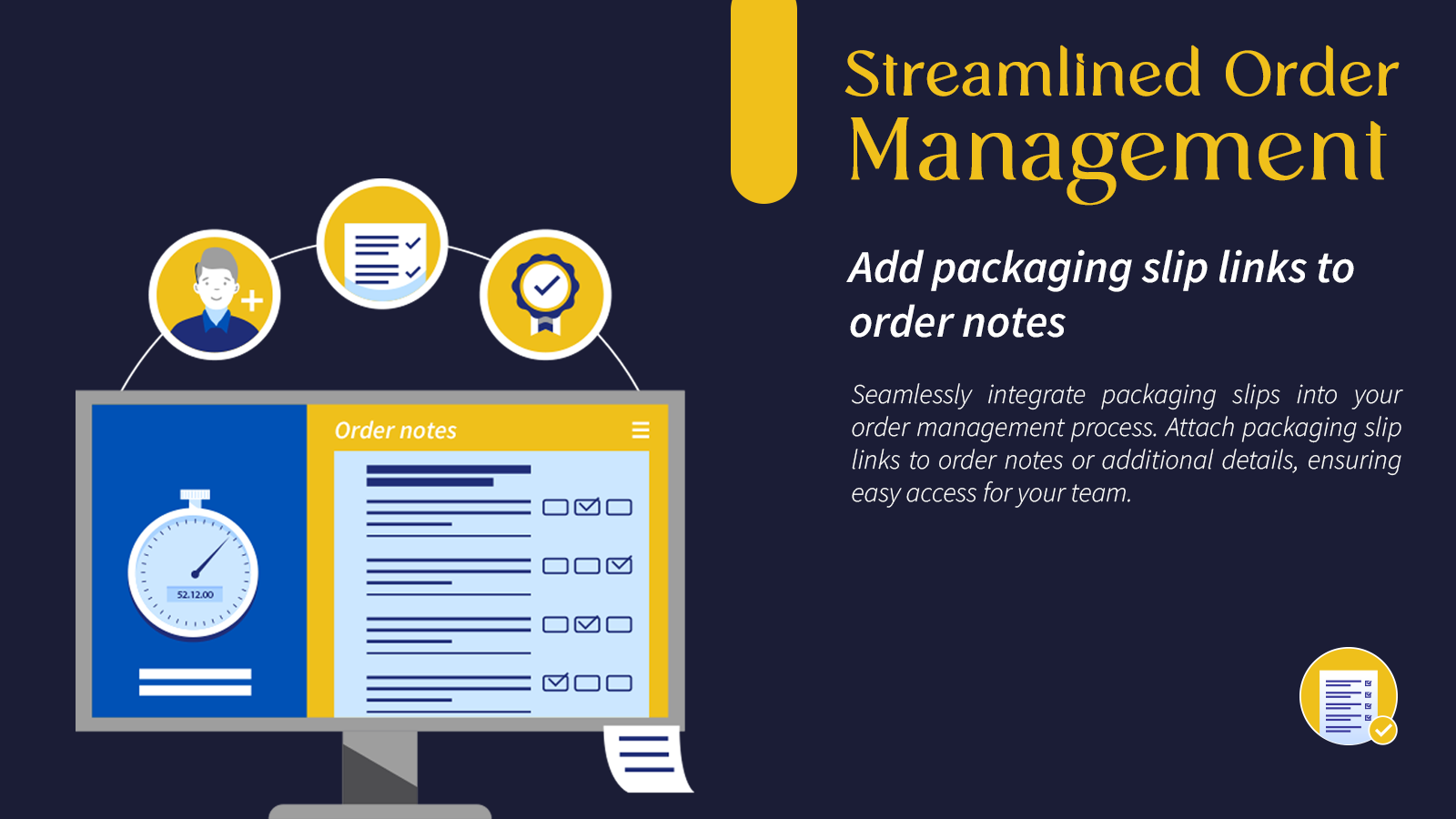 Streamlined Order Management