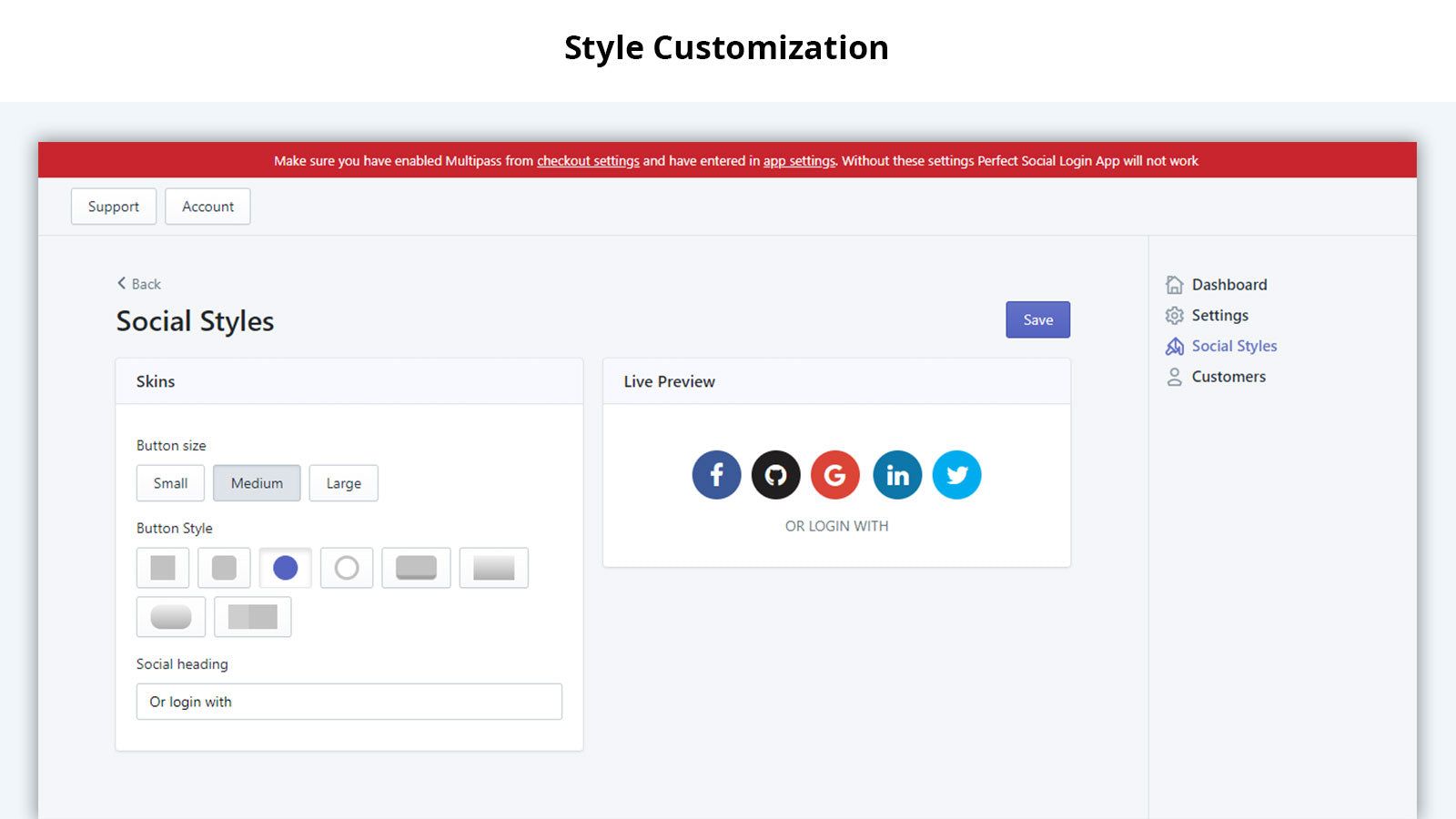 Style Customization