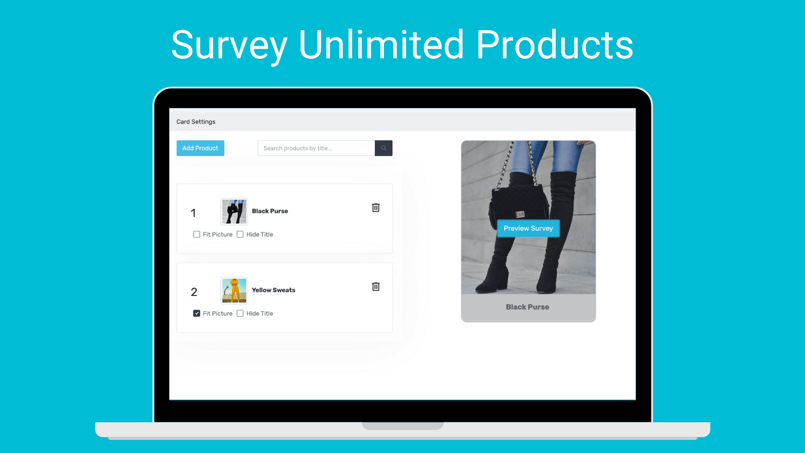 Survey Unlimited Products