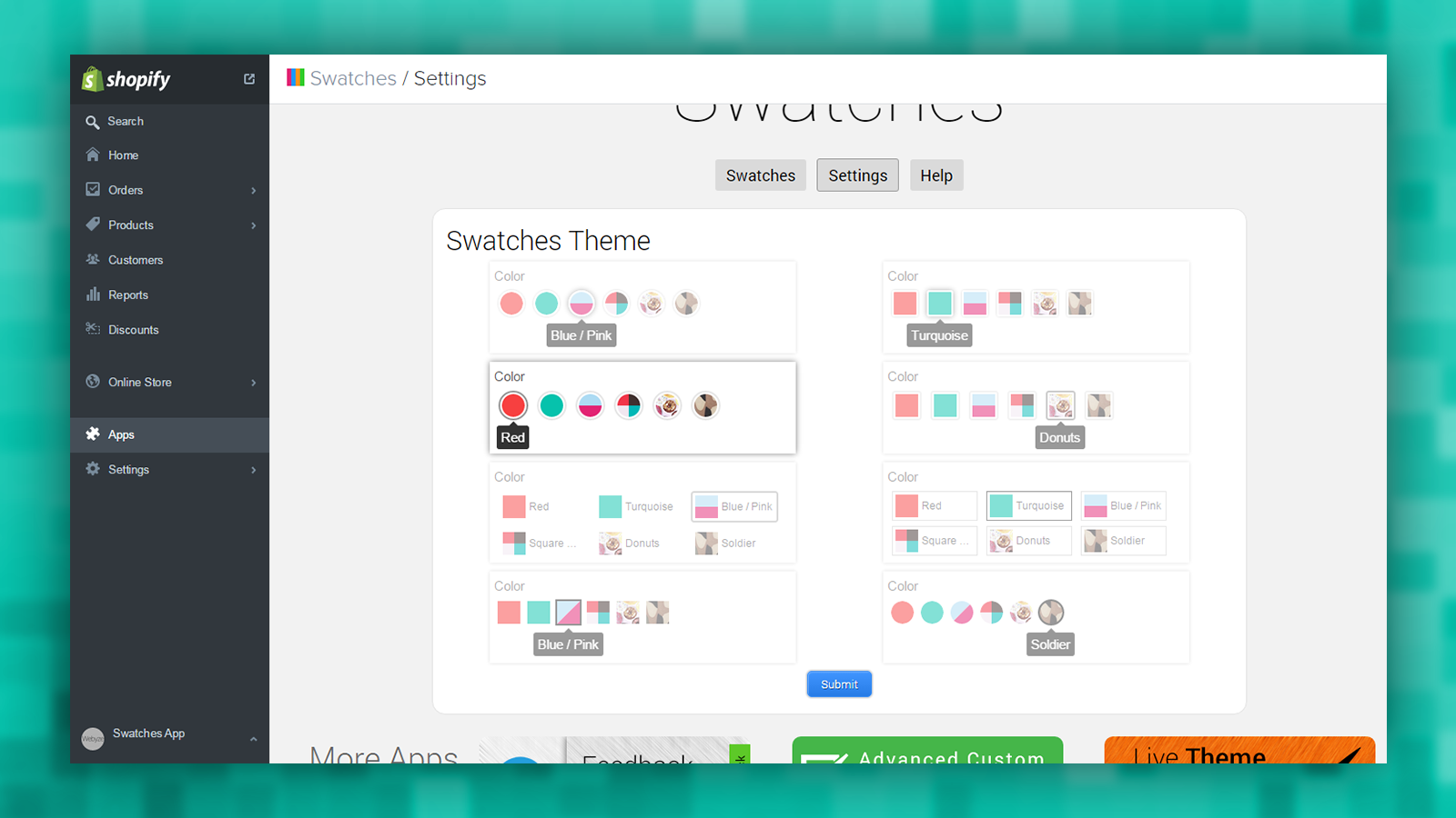 Swatch themes