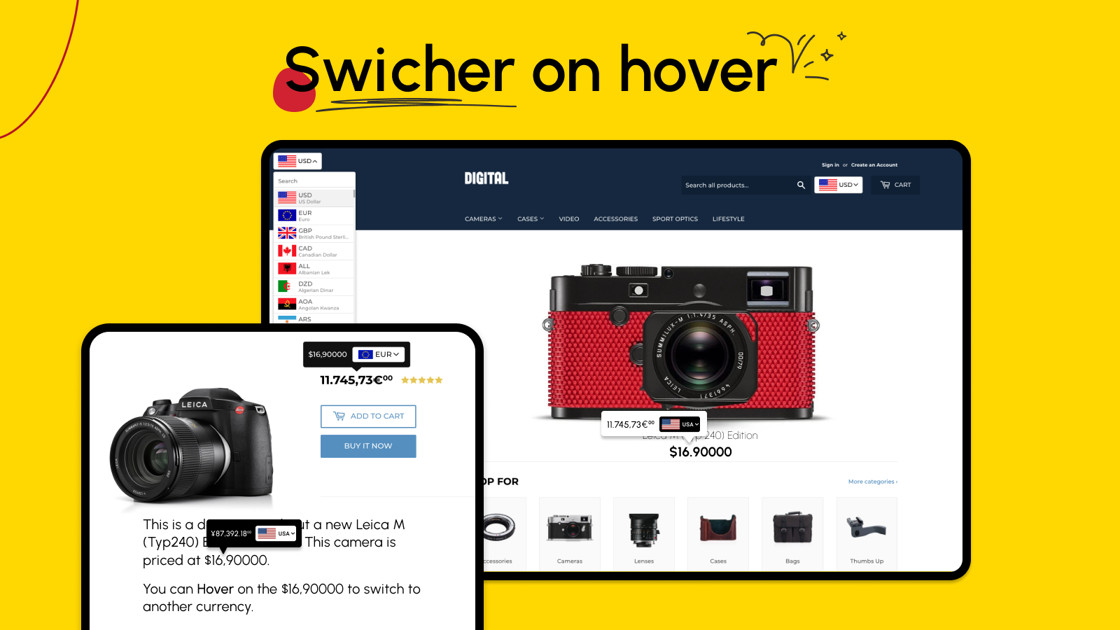 Switcher on Hover