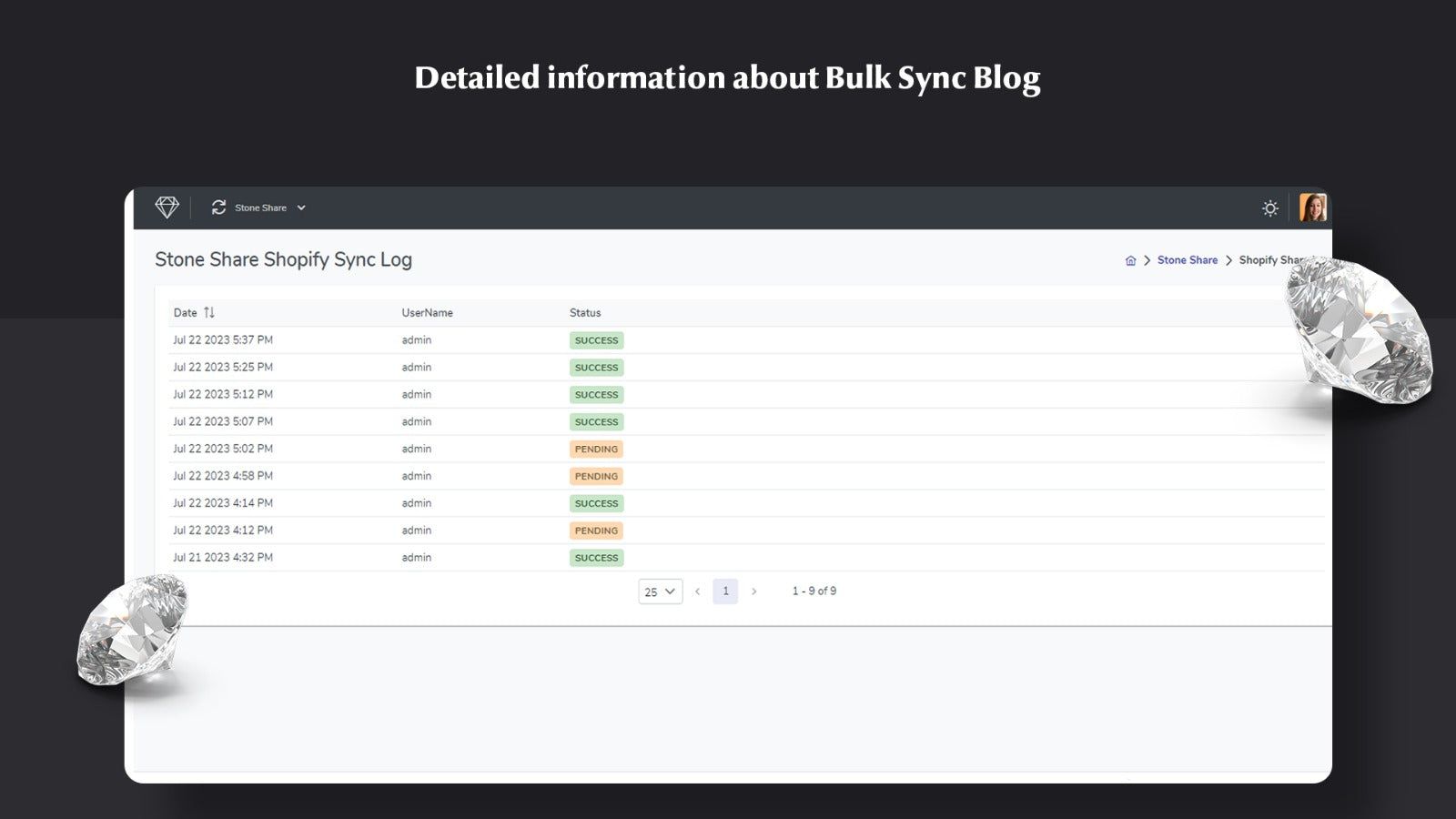 Sync Log