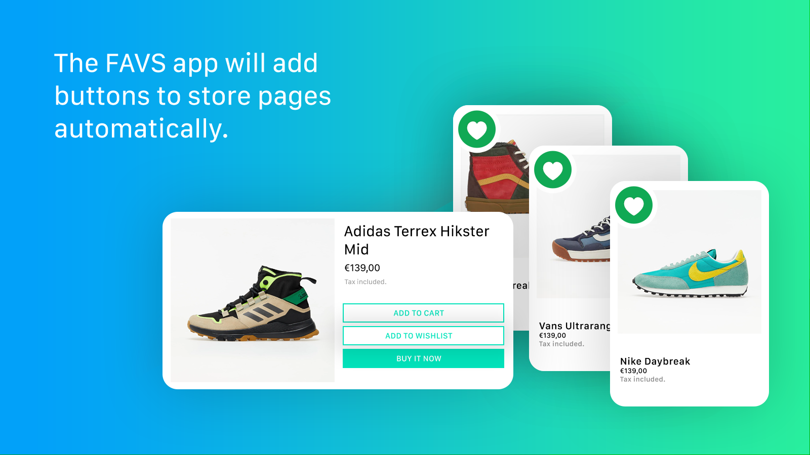 The app will add buttons to all pages automatically.