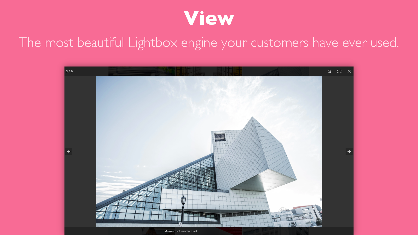 The most beautiful Lightbox engine your customers have seen.