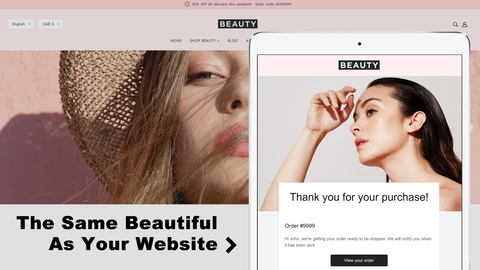 The Same Beautiful as Your Website