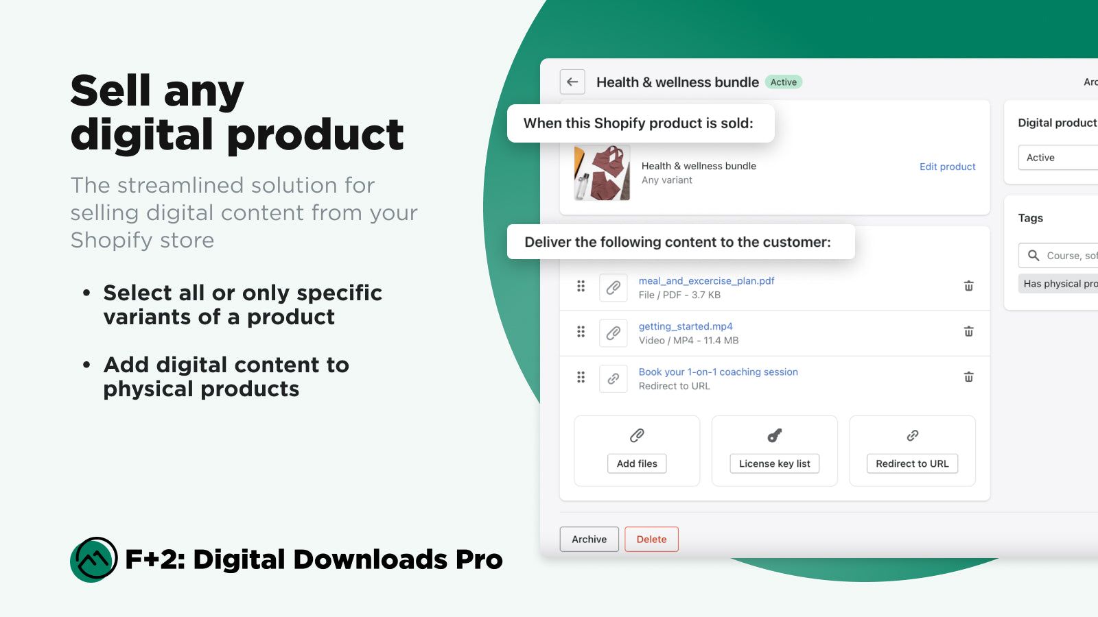 The streamlined solution for selling digital downloads