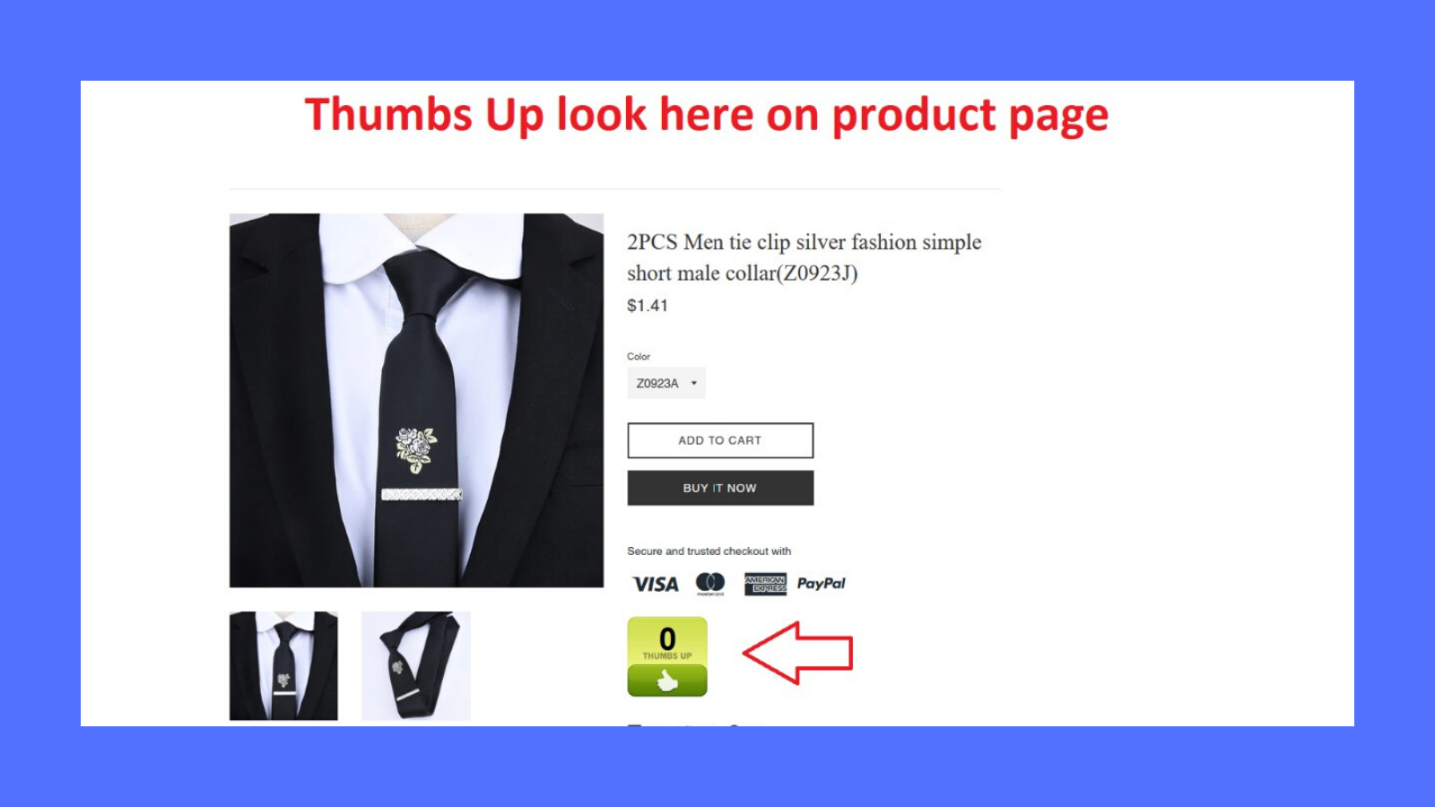 ThumbsUp provides you and easy way for users to see and vote