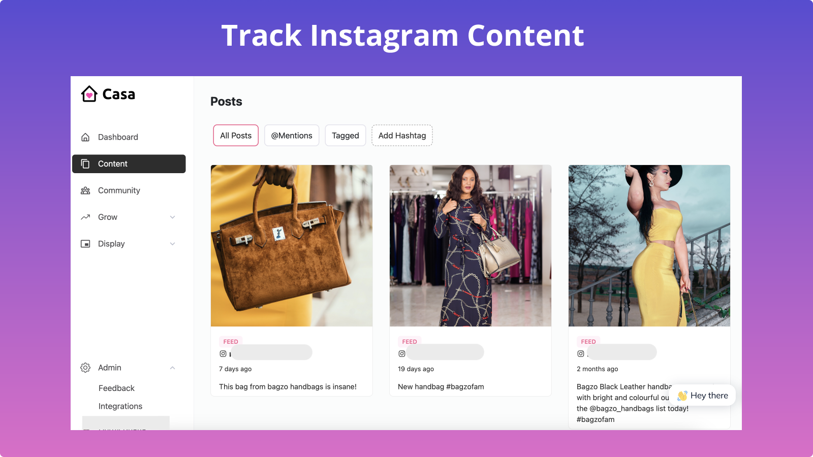Track Instagram Content Automatically