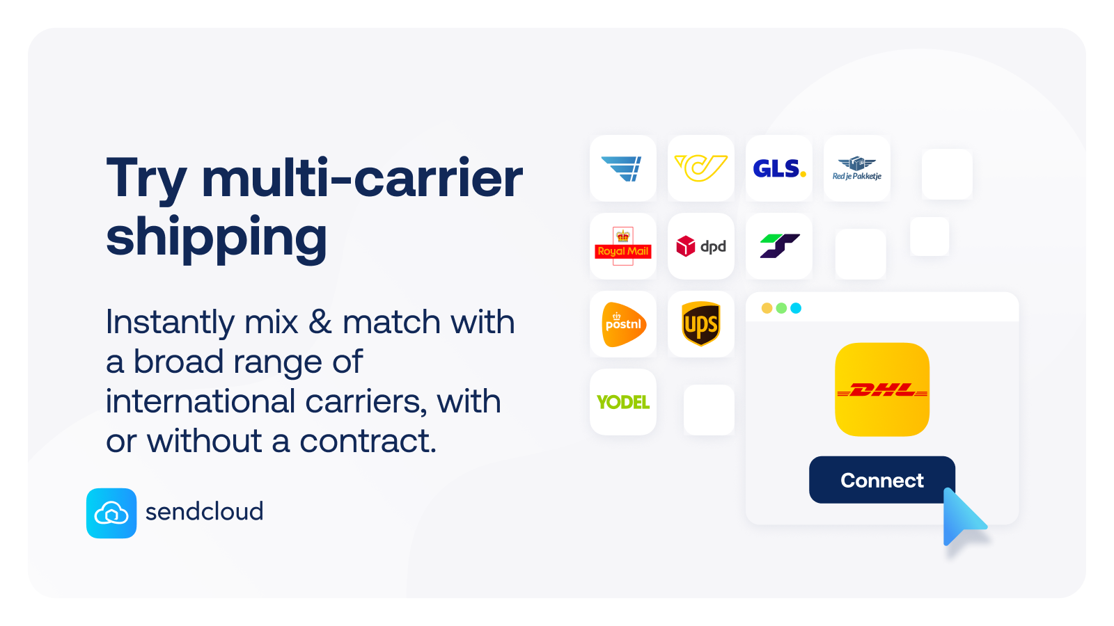 Try multi-carrier shipping | Sendcloud