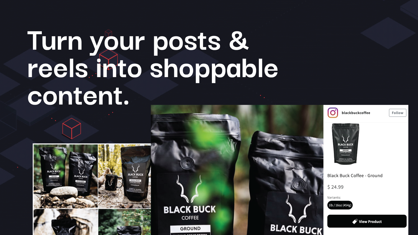 Turn your posts & reels into Shoppable content with Shopagram