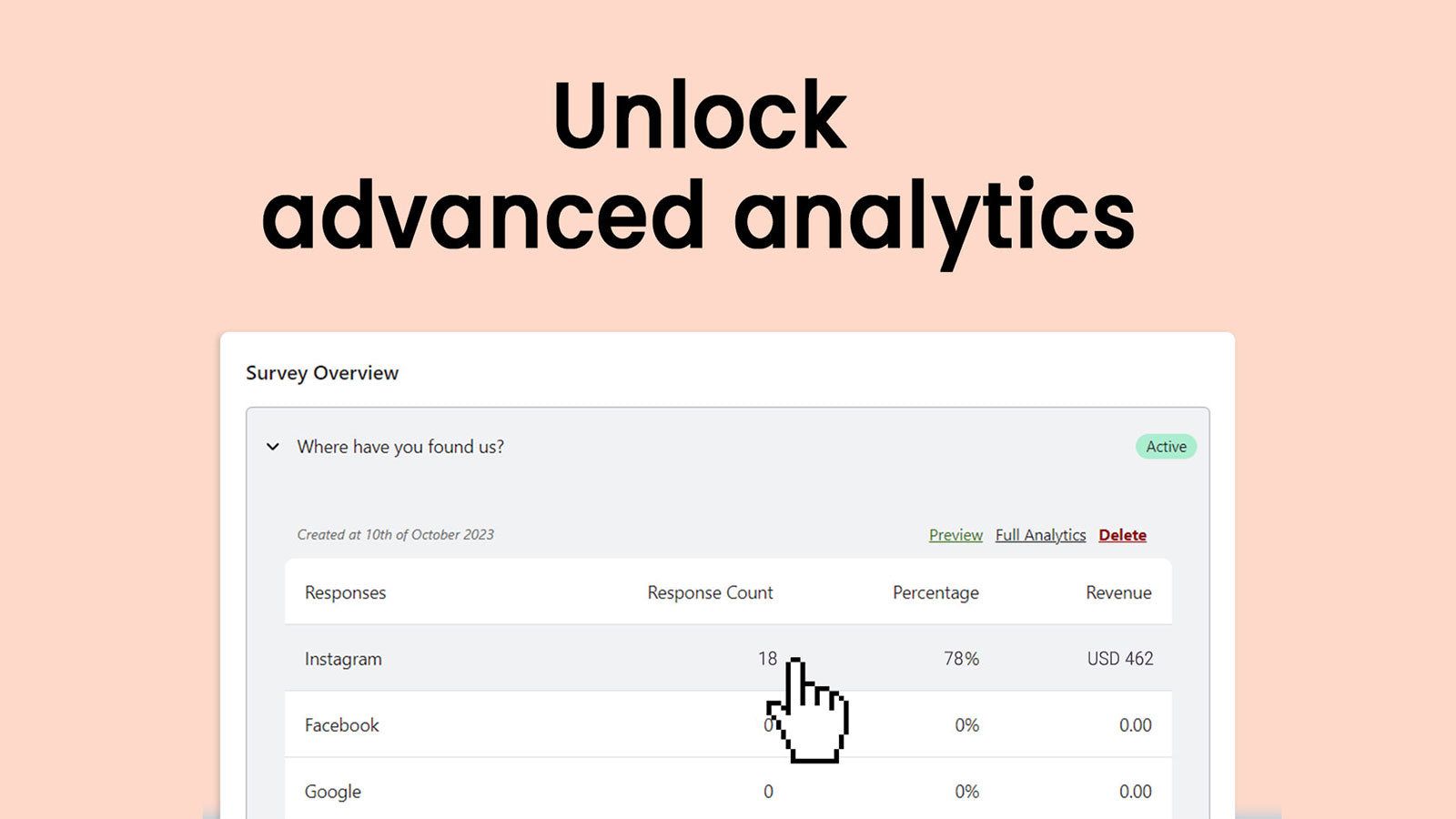 unlock advanced analytics